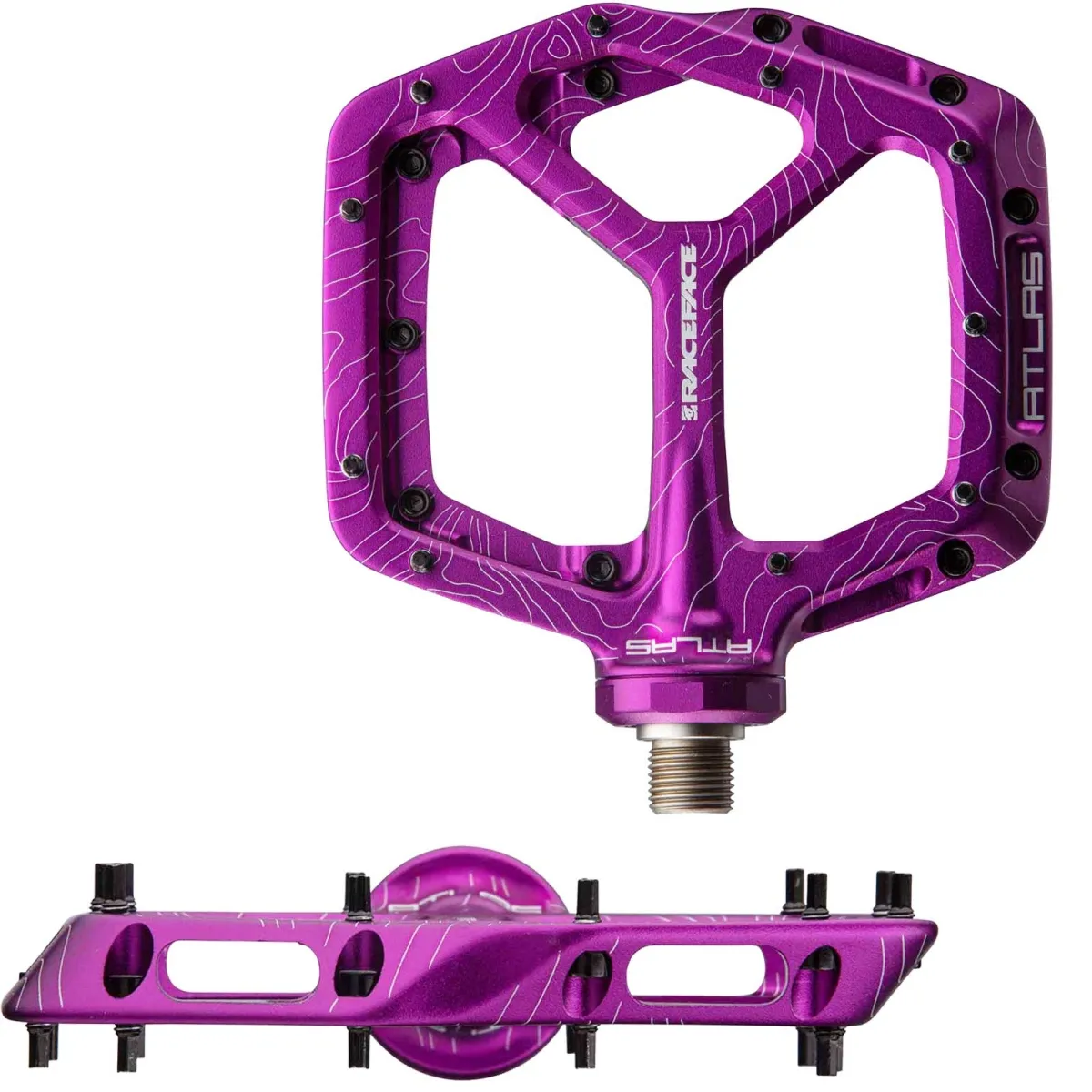 Race Face Atlas Platform Pedals, purple