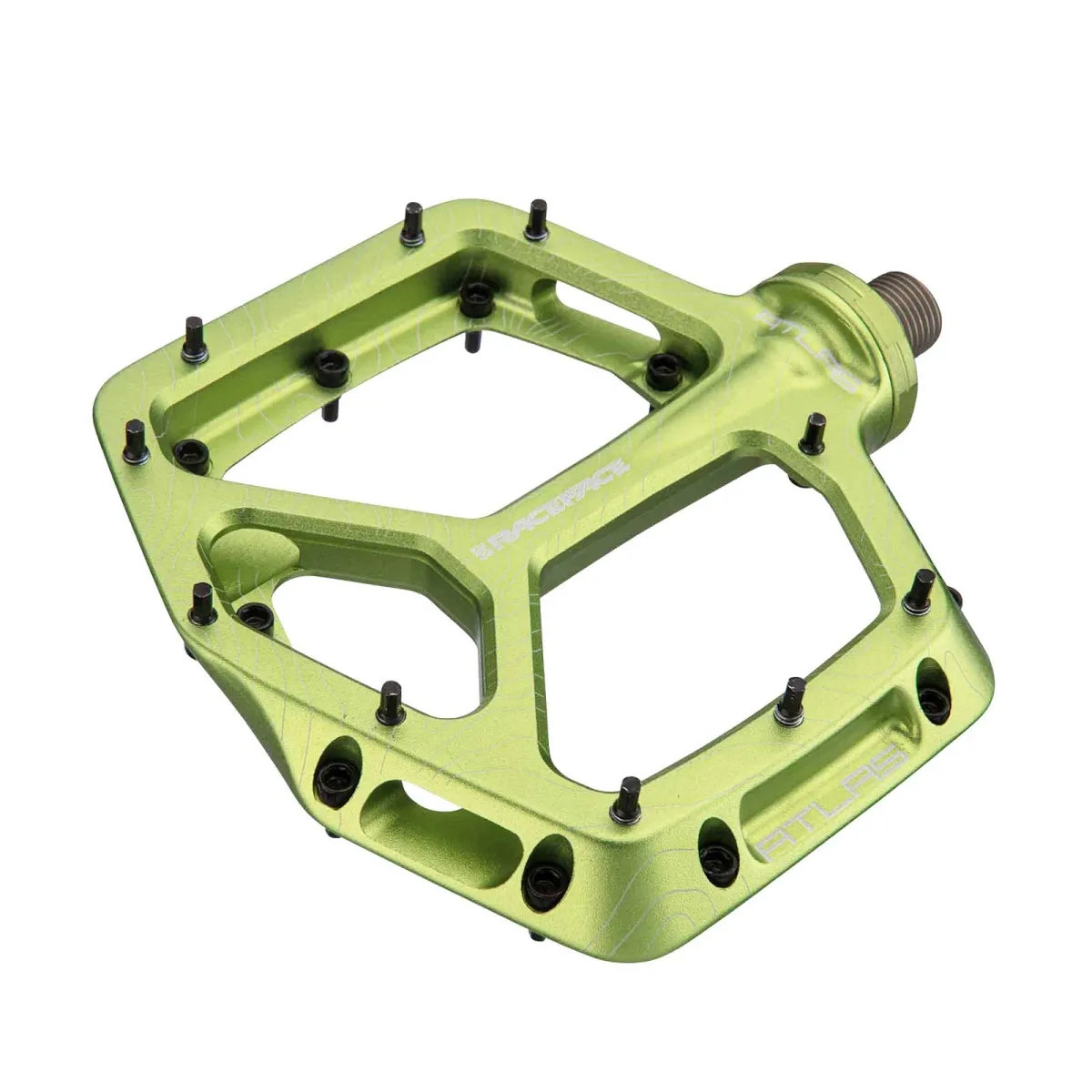 Race Face Atlas platform pedals, green