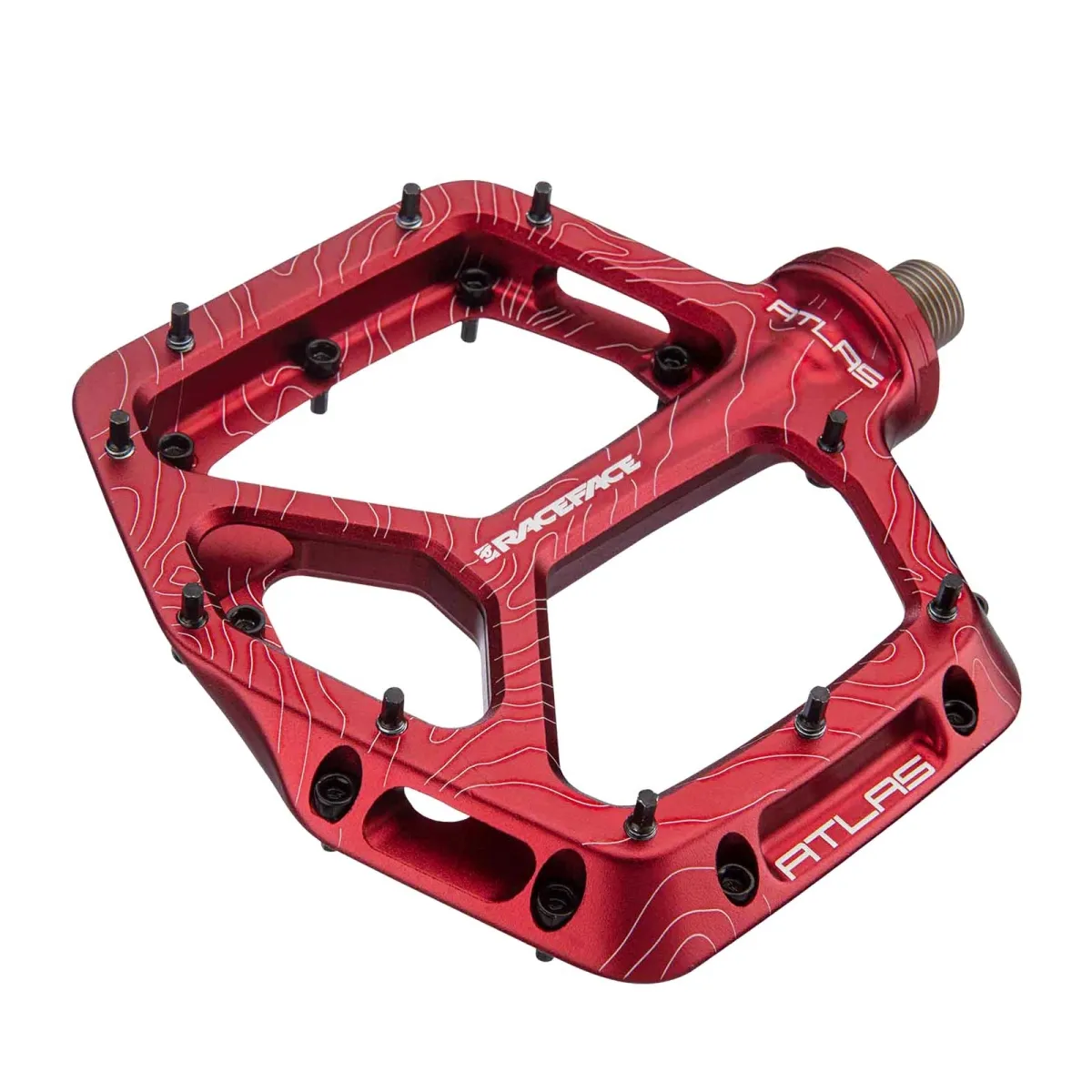 Race Face Atlas 22 Flat Pedal, colour: red