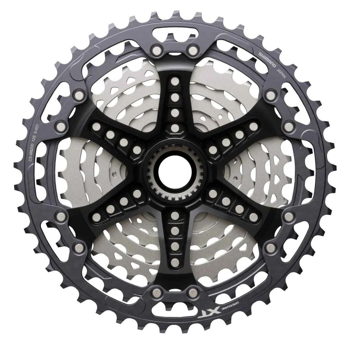 Shimano Deore XT Cassette CS-M8200 Micro Spline 12-speed 9-45 teeth