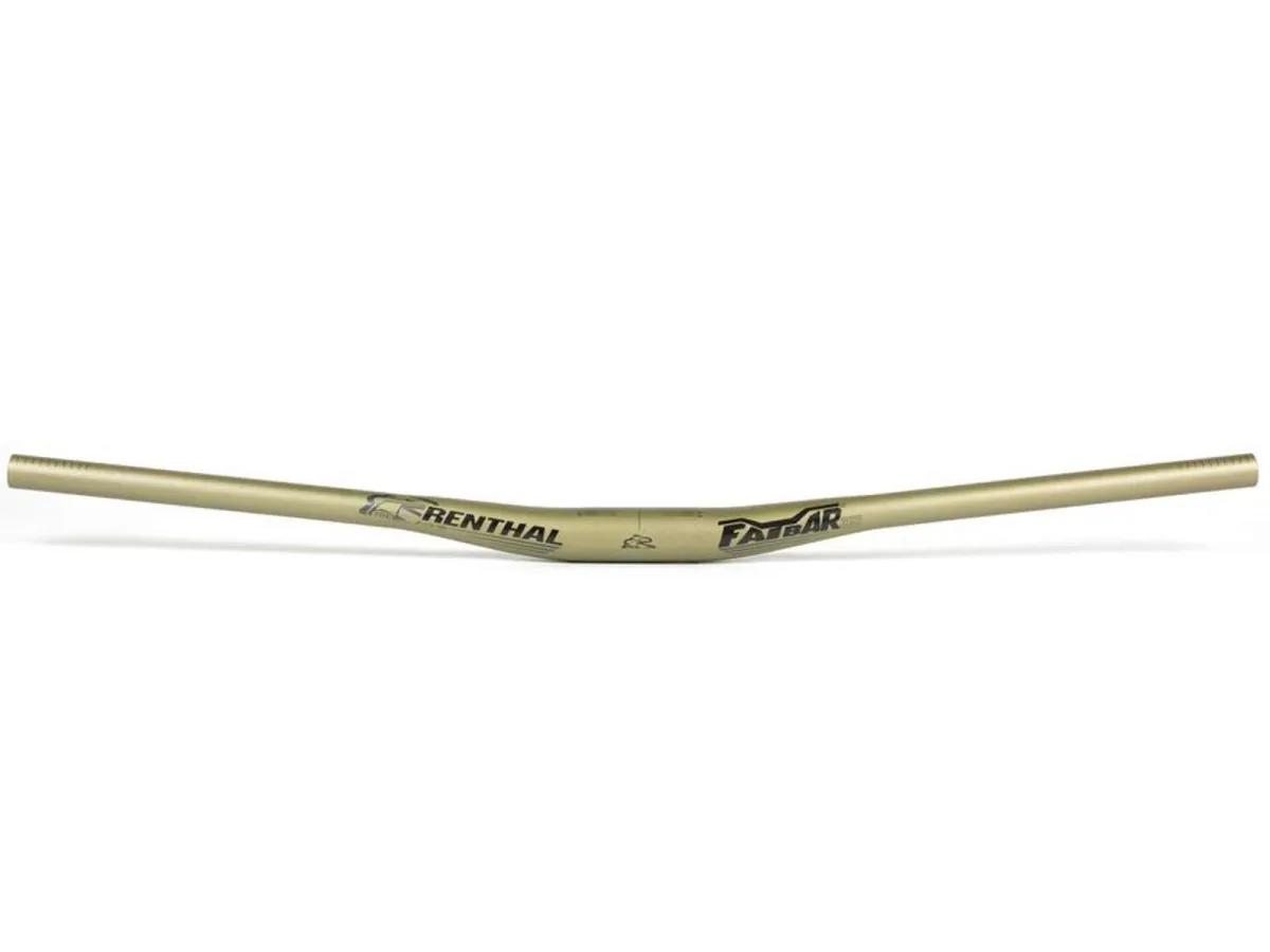 Renthal V3 Fatbar35 Riser Aluminium 35 Ø | Rise 10mm Width 800mm gold