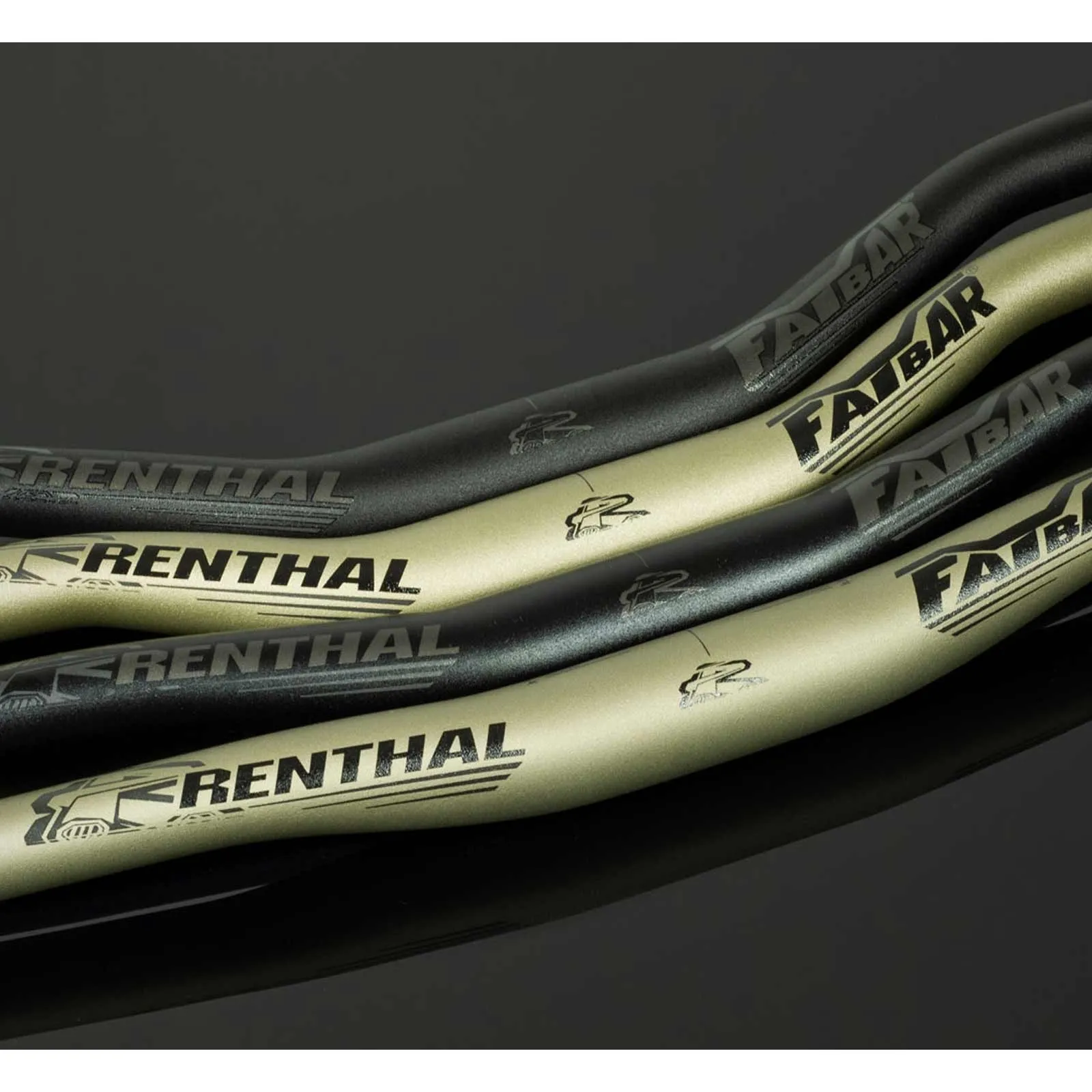 Renthal V3 Fatbar MTB Riser Aluminium 31.8 mm Ø | Rise 20 mm, width 800 mm, gold