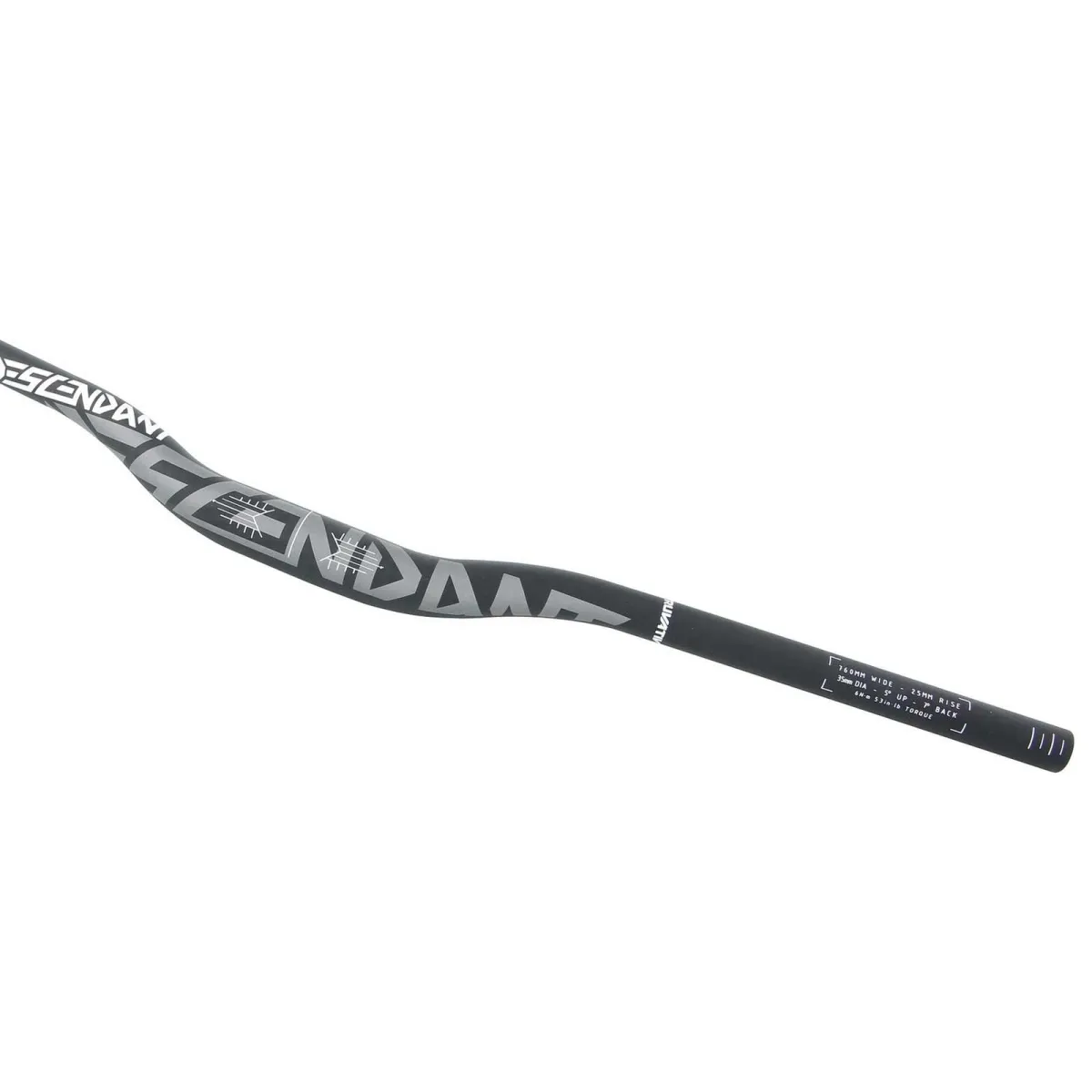 Truvativ Descendant Riser Aluminium 35 Ø | Rise 25mm Width 760mm black