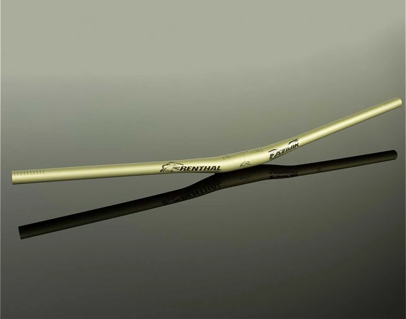 Renthal V3 Fatbar MTB Riser Aluminium 31.8 mm Ø | Rise 10 mm, width 800 mm, gold