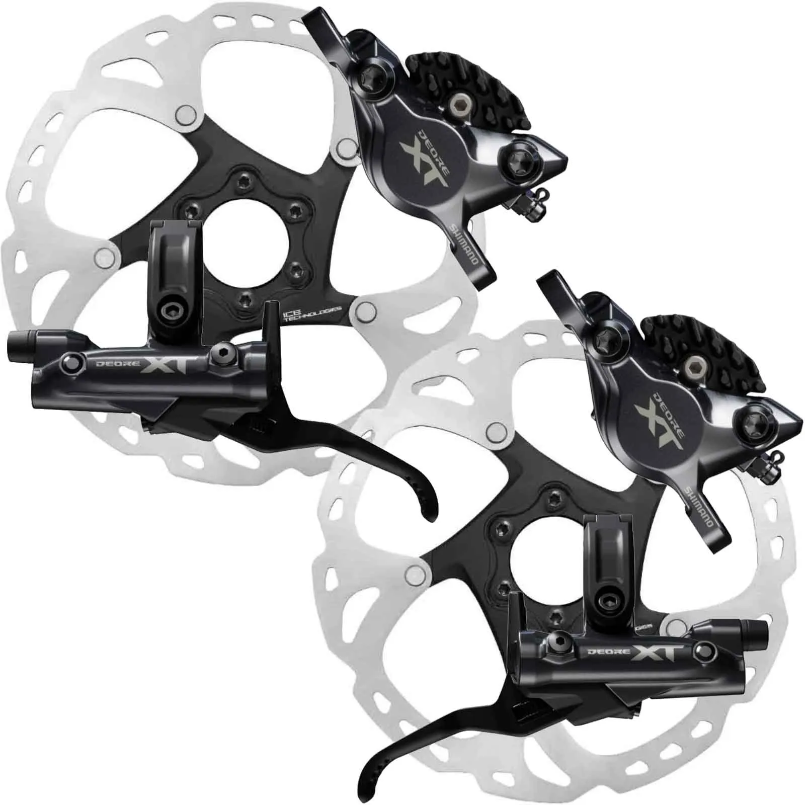 Shimano Deore XT M8200 XC Disc Brake Set, 2-piston | 6-hole discs SM-RT86