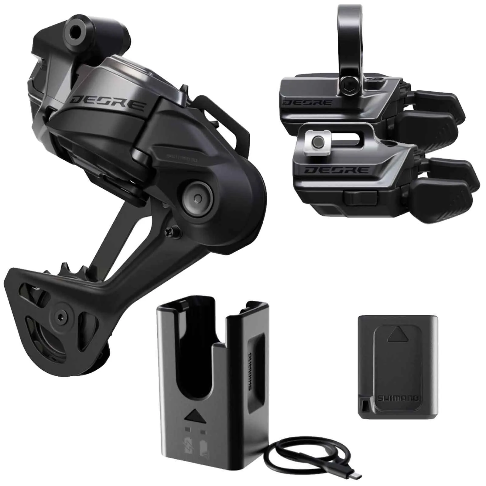 Shimano Deore Di2 wireless 12-speed M6250 upgrade kit for a 10–51-tooth cassette