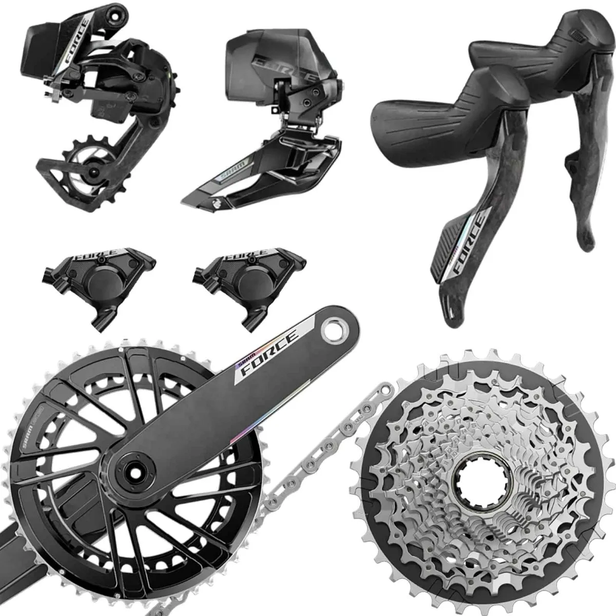 Sram Force AXS E1 Groupset Disc 12x2-speed