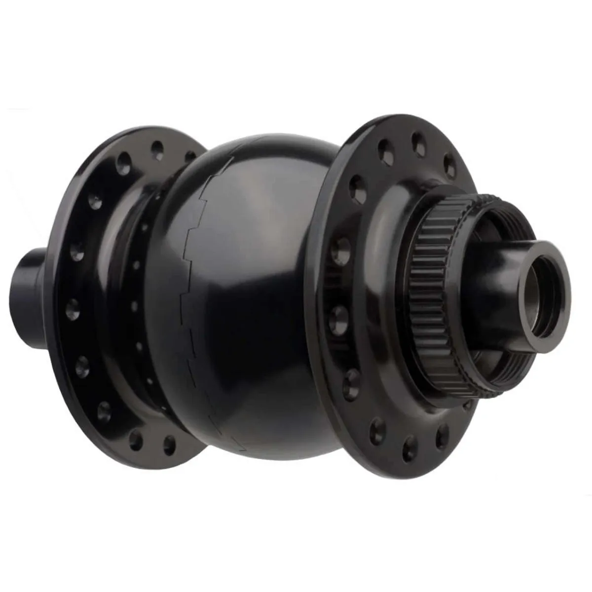 Schmidt SON 28 15 110 Disc Centerlock Boost hub dynamo, black anodised, 32-hole
