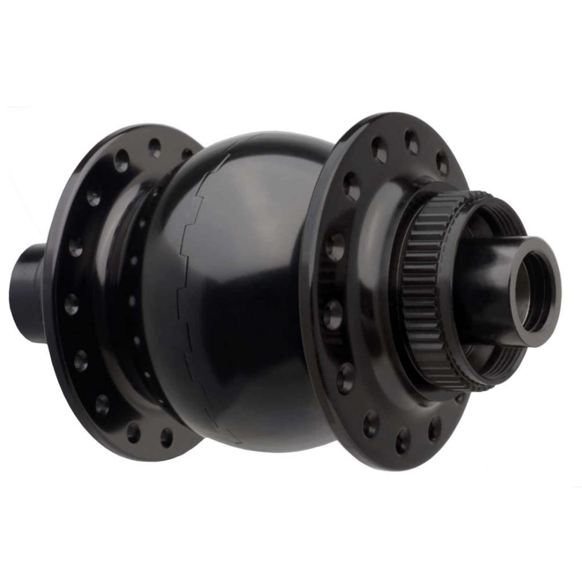 Schmidt SON 28 15 110 Disc Centerlock Boost hub dynamo, black anodised, 28-hole