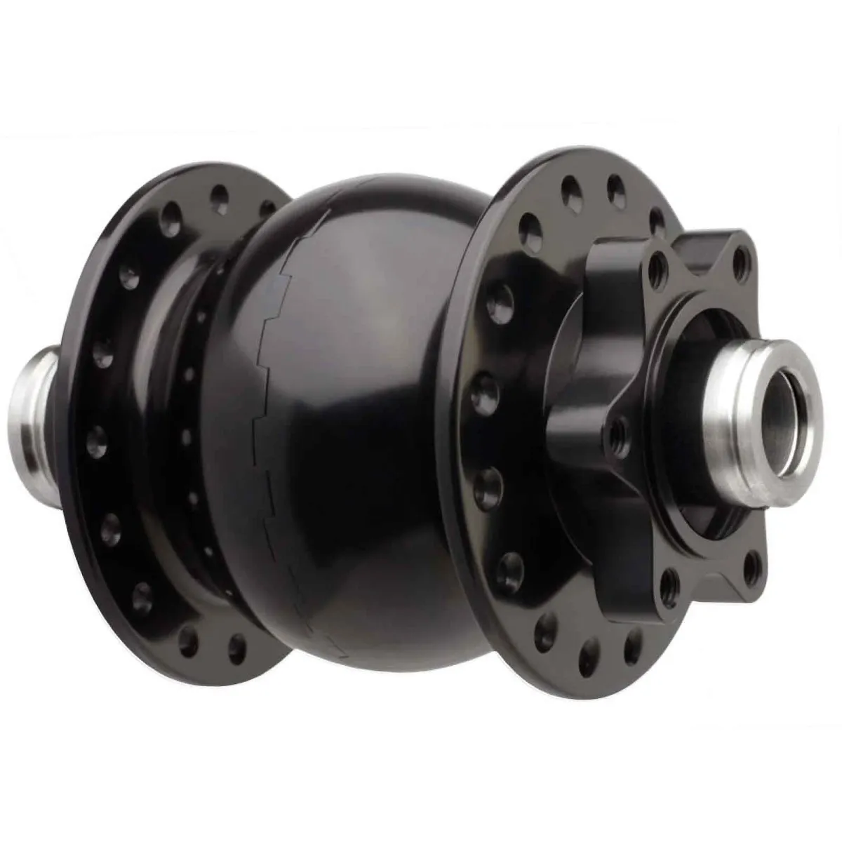 Schmidt SON 28 12 110 Boost Disc 6-hole hub dynamo, black anodised, 24-hole