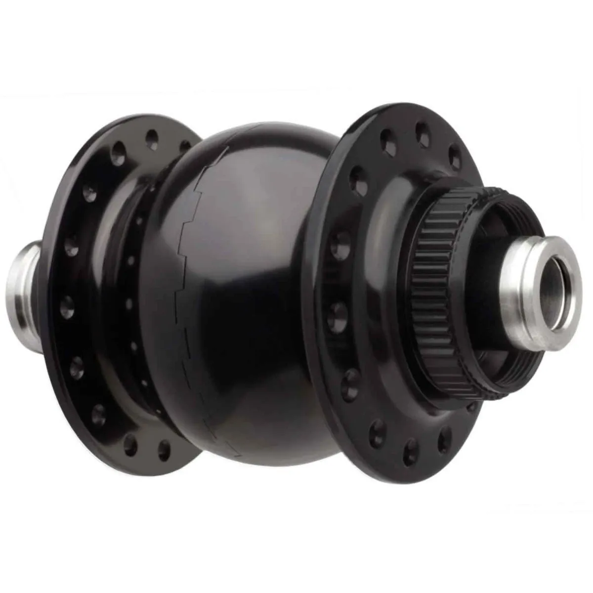 Schmidt SON 28 12 110 Boost Disc Centerlock Hub Dynamo, black anodised, 24-hole