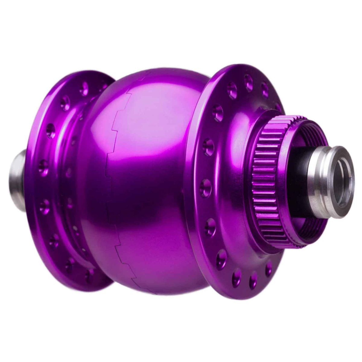 Schmidt SON 28 12 Disc Centerlock Hub Dynamo, purple, 32-hole