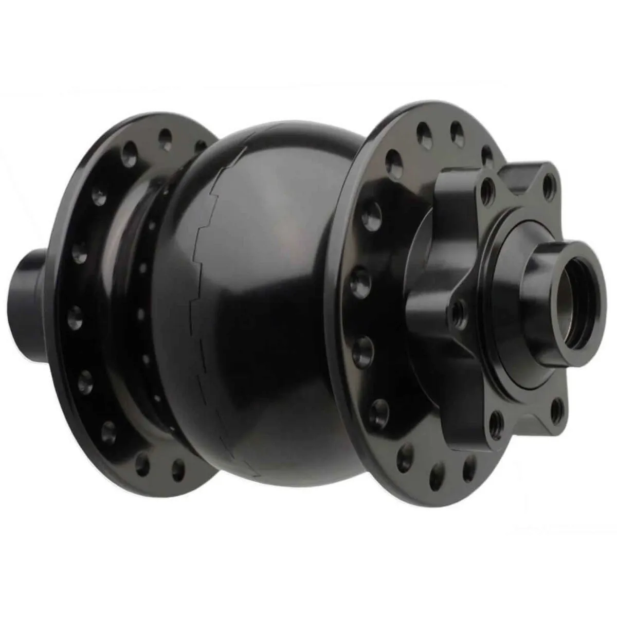 Schmidt SON 28 15 110 Boost Disc 6-hole hub dynamo, black anodised, 28-hole