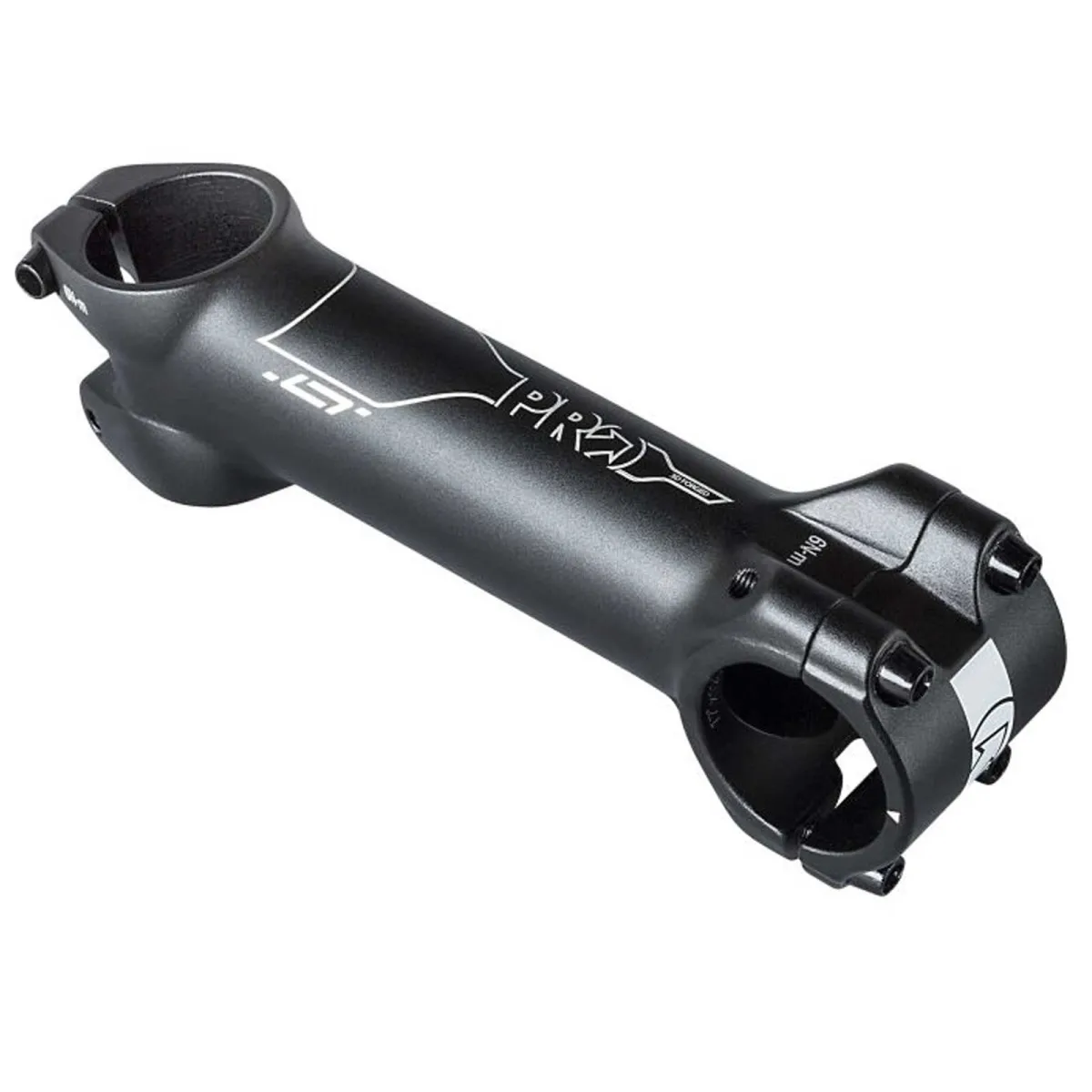 LT stem, 1 1/8-inch steerer tube clamp, 17-degree angle | Length 80 mm, black