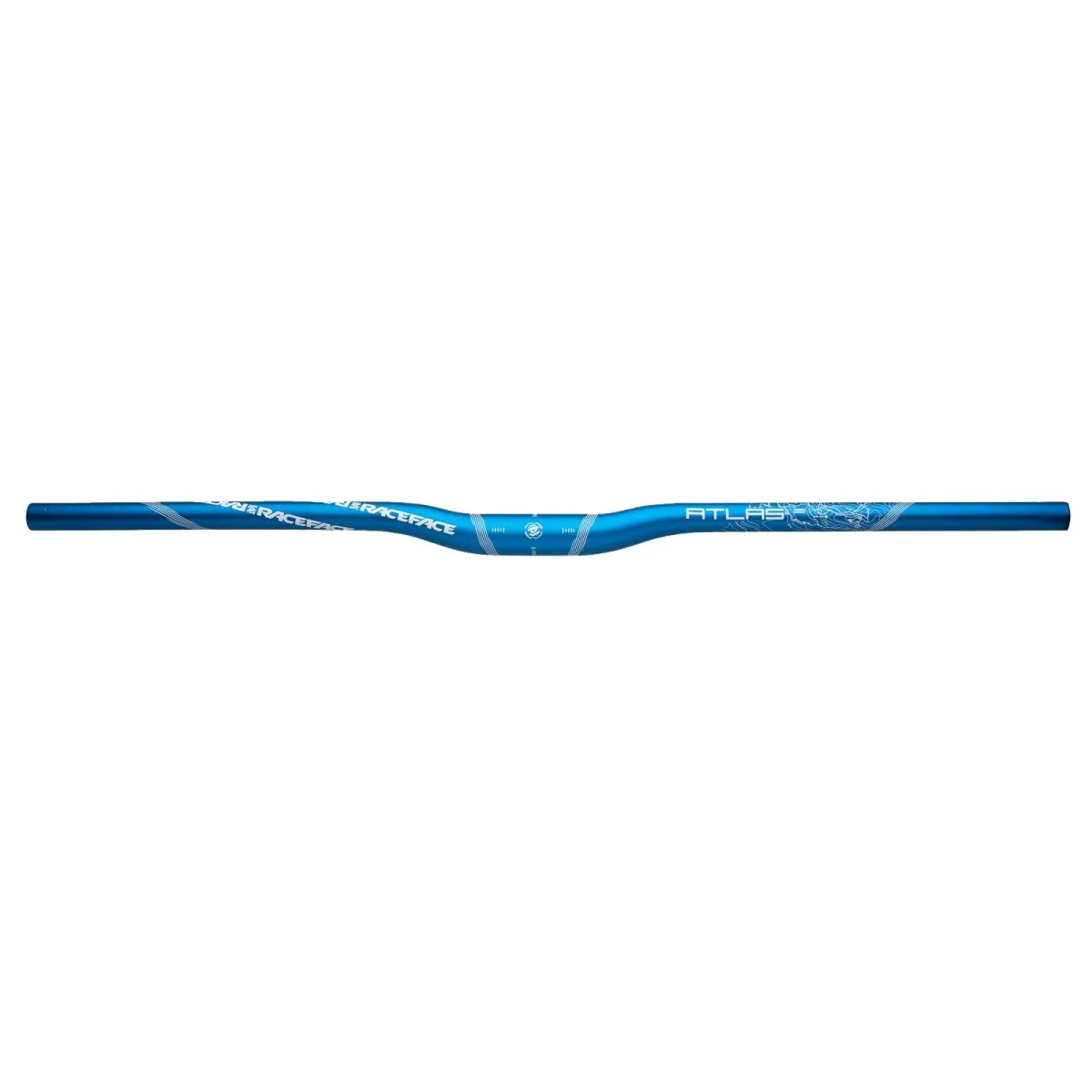 Race Face Atlas 1/2 DH Riser 31.8 mm Ø | Rise 13 mm, width 785 mm, blue