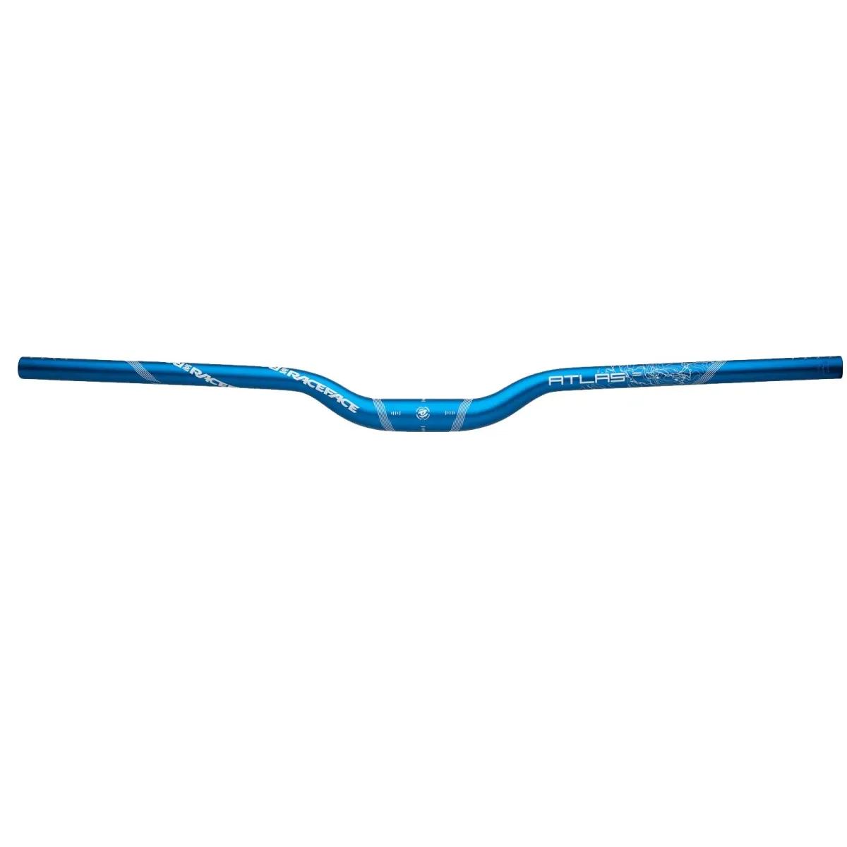 Race Face Atlas 1 1/4 DH Riser 31.8 mm diameter | Rise 32 mm, width 785 mm blue