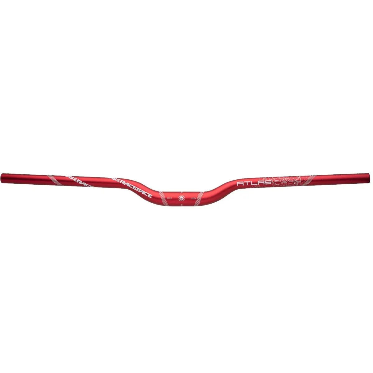 Race Face Atlas 1 1/4 DH Riser 31.8 mm diameter | Rise 32 mm, width 785 mm, red
