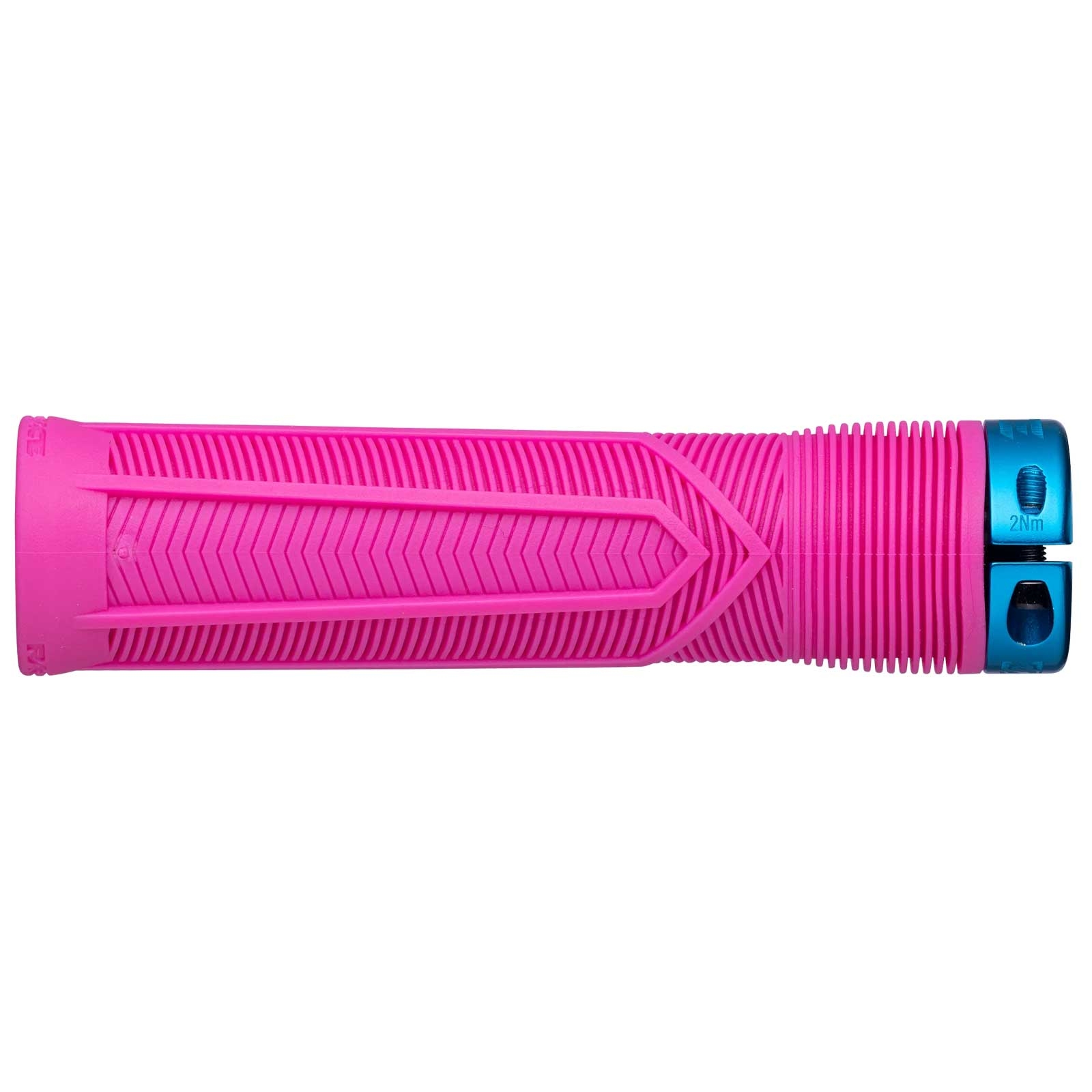Race Face Chester Lock On Handlebar Grips 34 mm Colour: magenta/turquoise