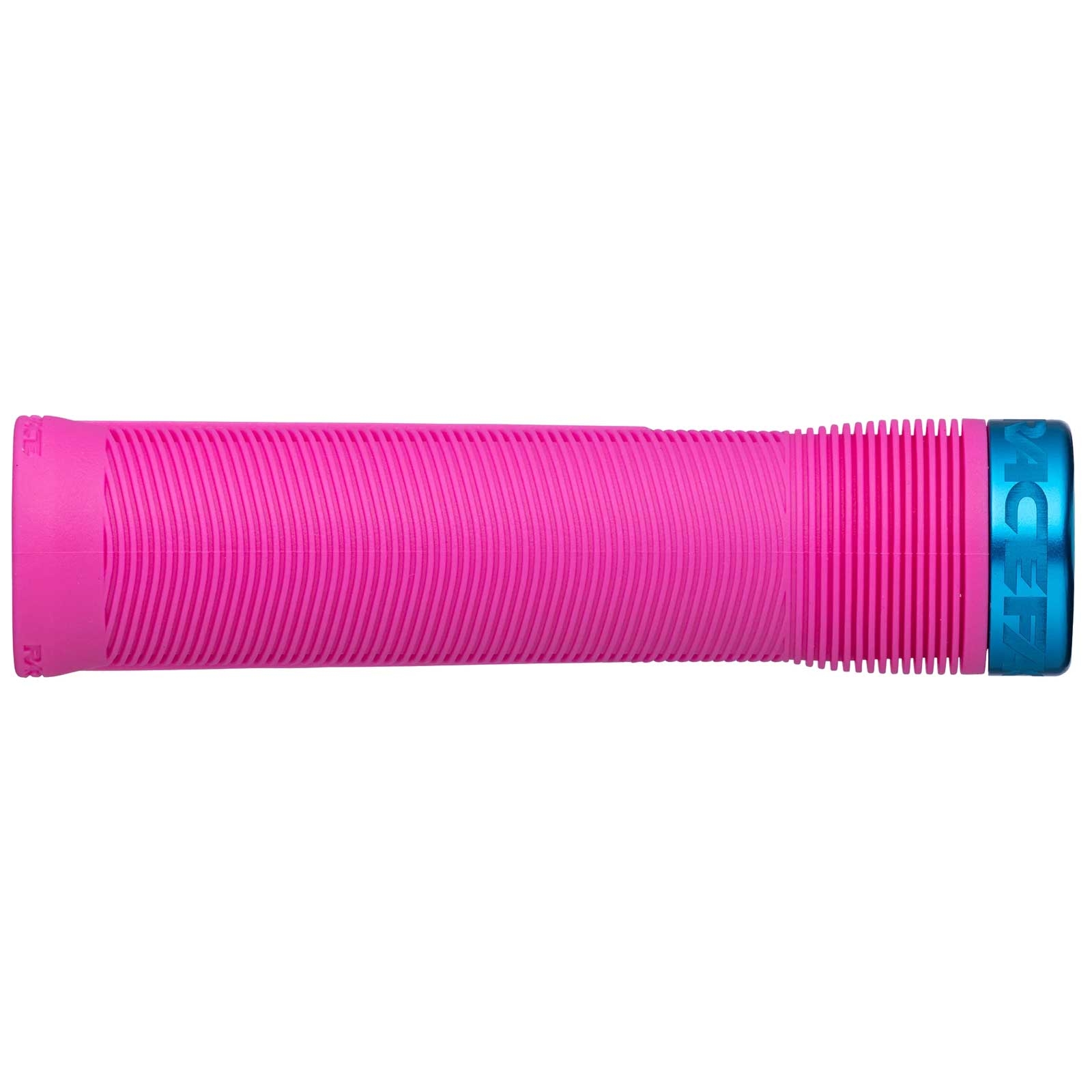 Race Face Chester Lock On Handlebar Grips 34 mm Colour: magenta/turquoise