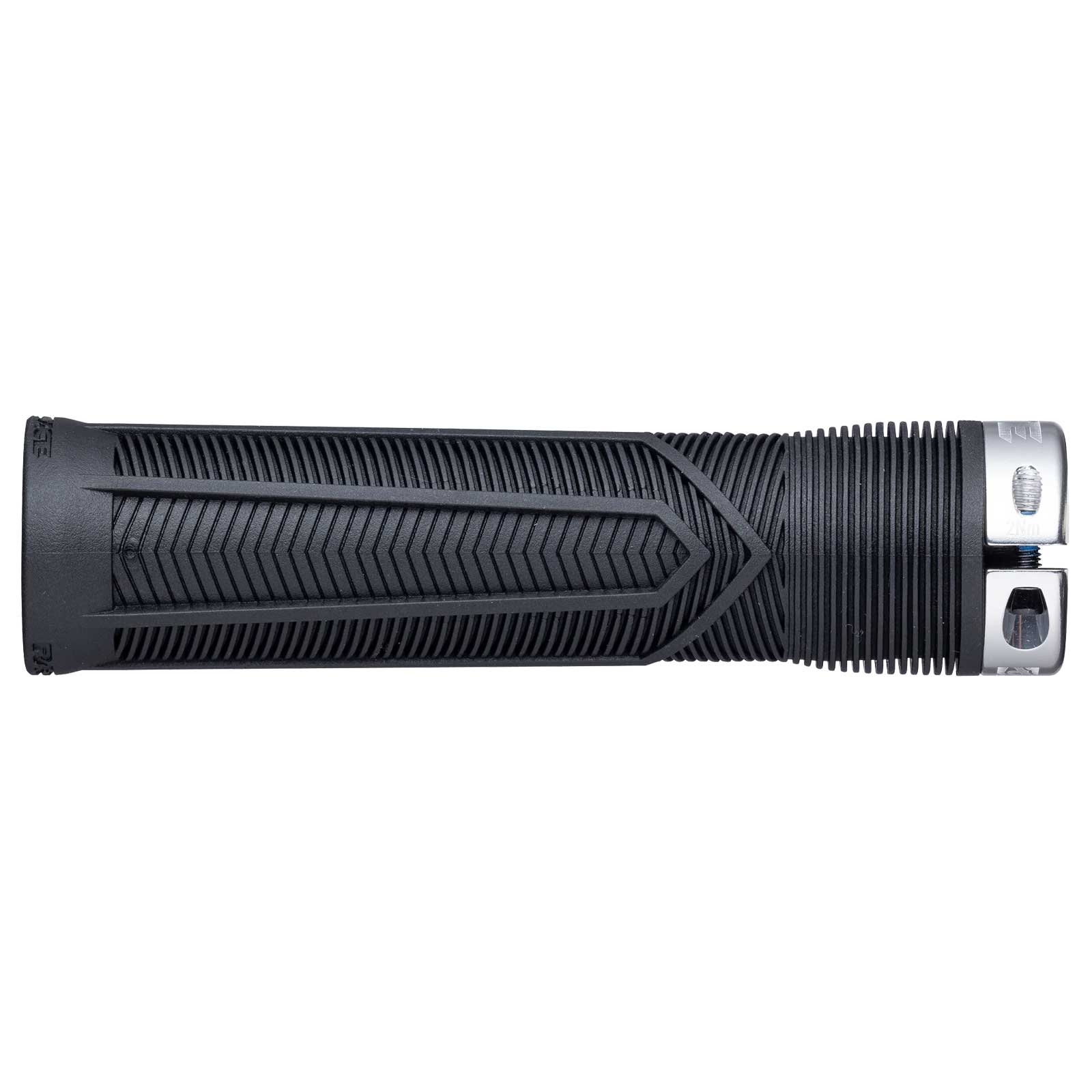 Race Face Chester Lock On Handlebar Grips 34 mm Colour: black/silver