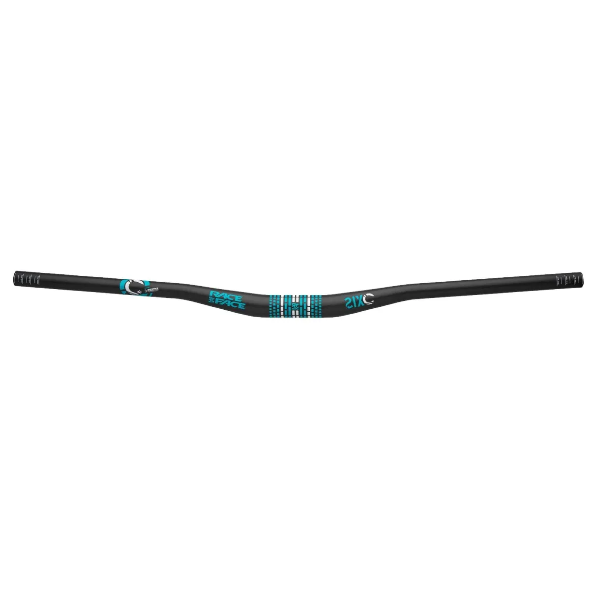 Race Face Sixc 3/4 DH Riser 31.8 mm diameter | 20 mm rise, 785 mm width, carbon-turquoise