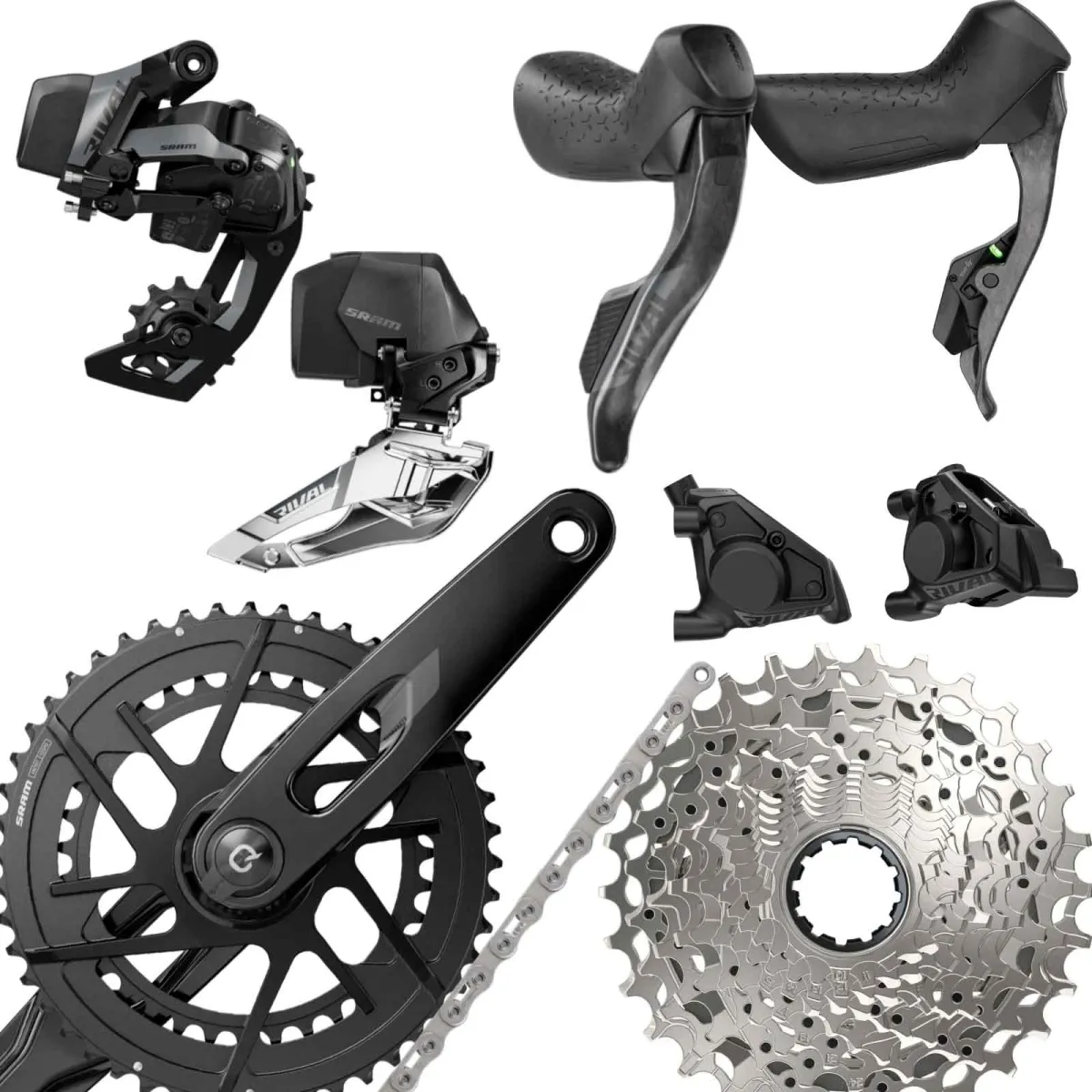 Sram Rival AXS Road Groupset E1 Power Meter Disc 12x2-speed