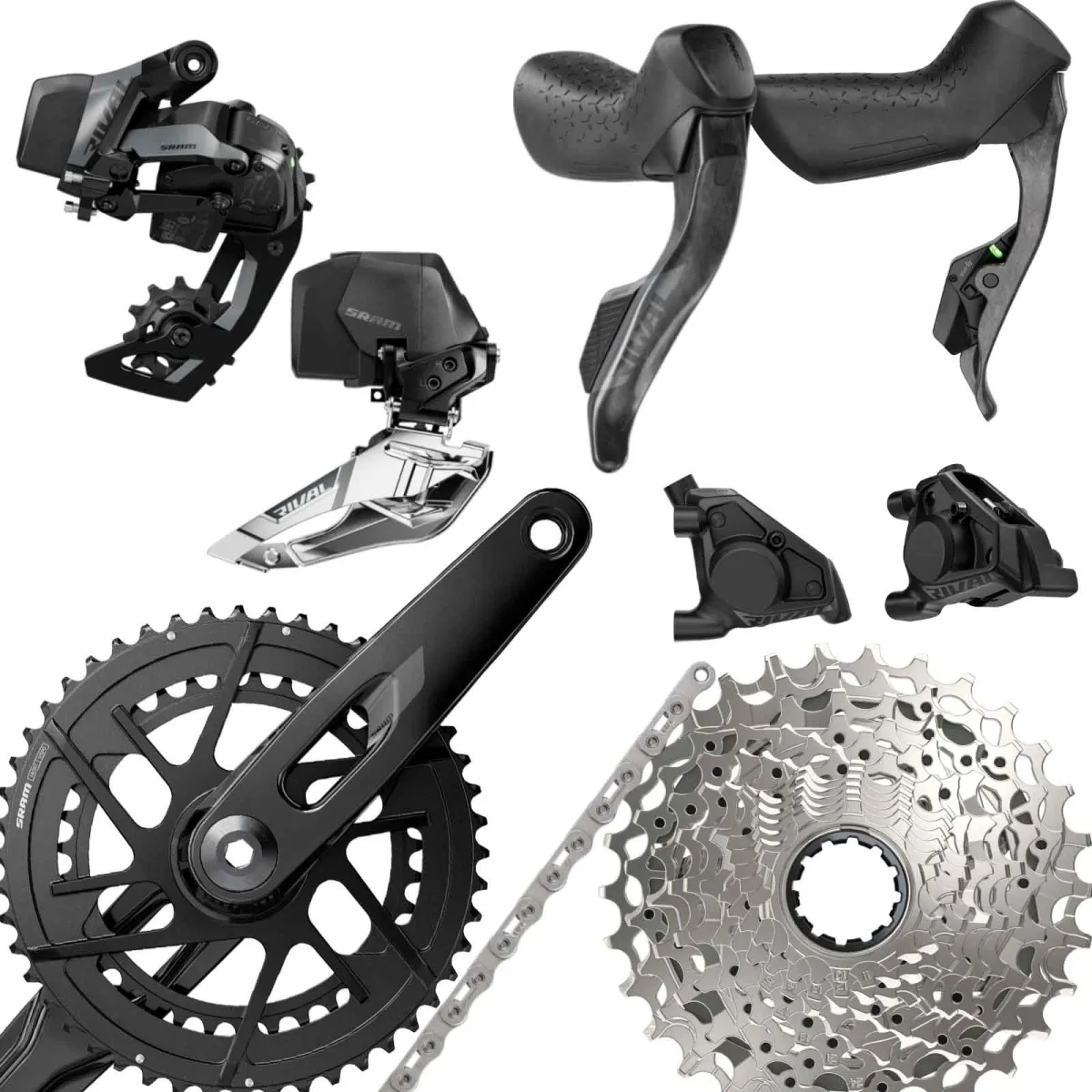 SRAM Rival AXS Road Groupset E1 Disc 12x2-speed