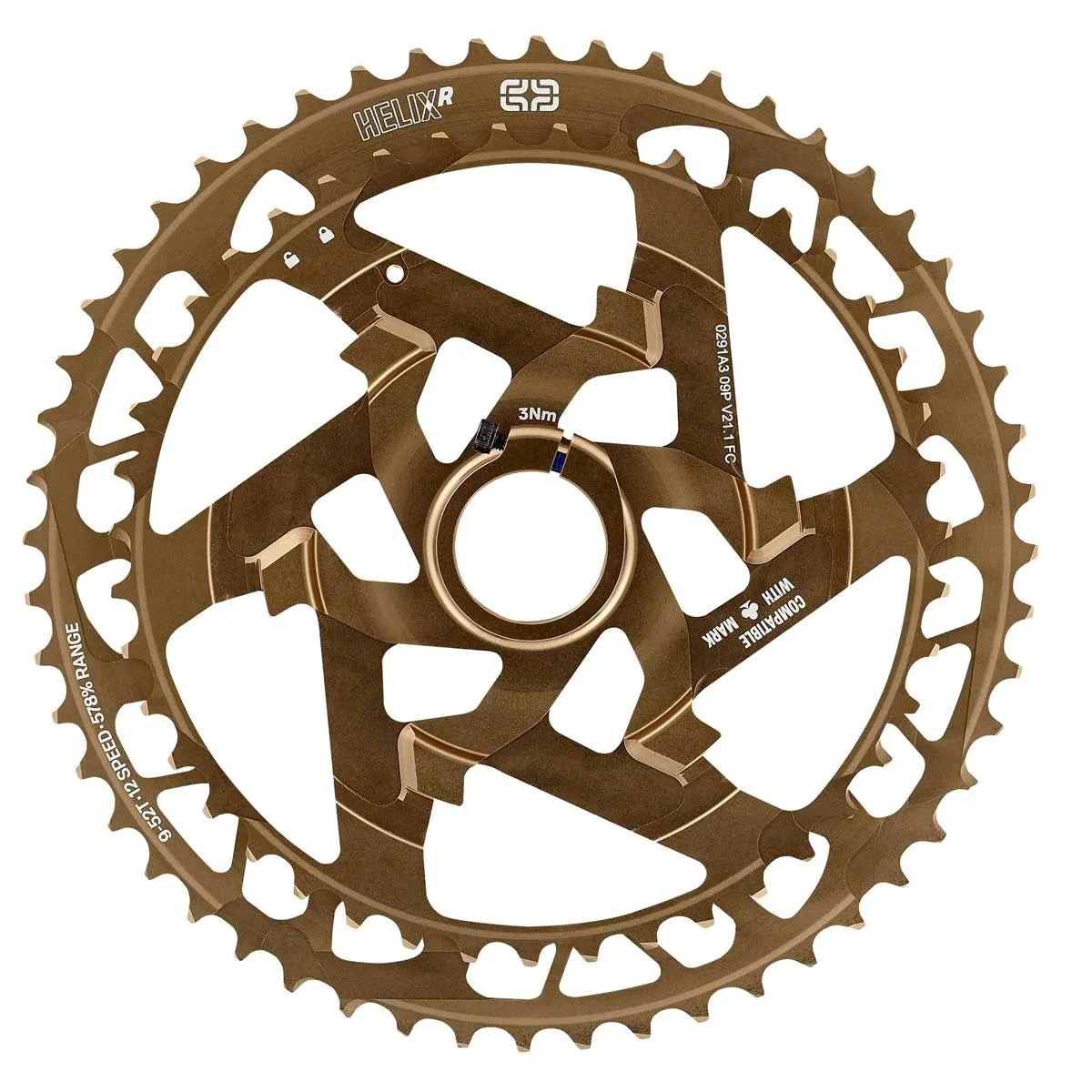 e*thirteen Helix Race E-Bike / Gravel XD Cassette 12-speed 13-52 teeth Bronze