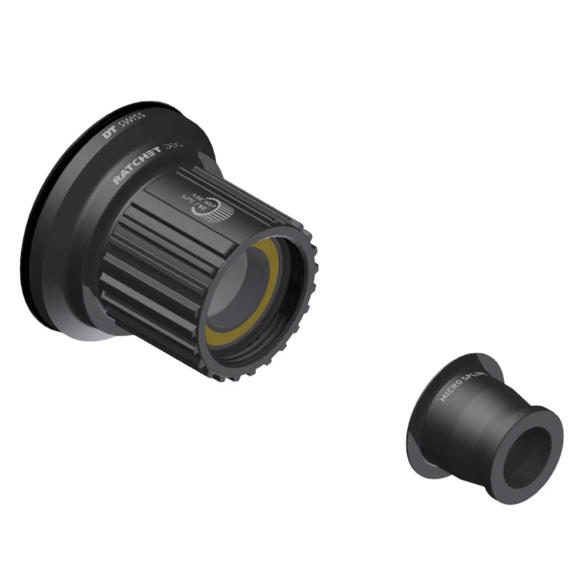DT Swiss Ratchet DEG MTB Freehub Body Kit | Ceramic Light Aluminium Shimano Micro Spline + Right-hand end stop 12x148/157 mm