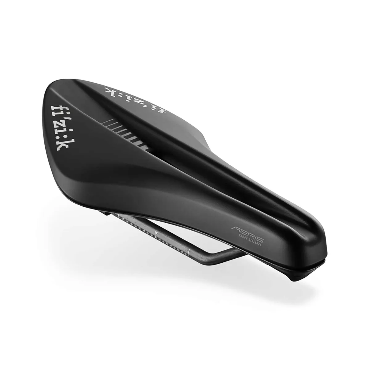 Fizik Transiro Aeris R1 Long Distance Saddle, Carbon Braided Black