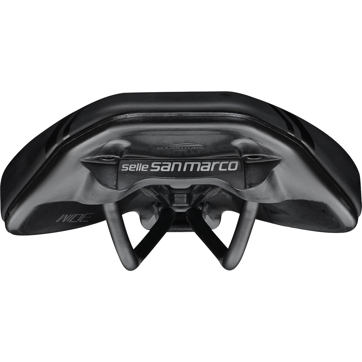 Selle San Marco Ground Sport S3 Narrow Open Fit saddle, black, steel frame