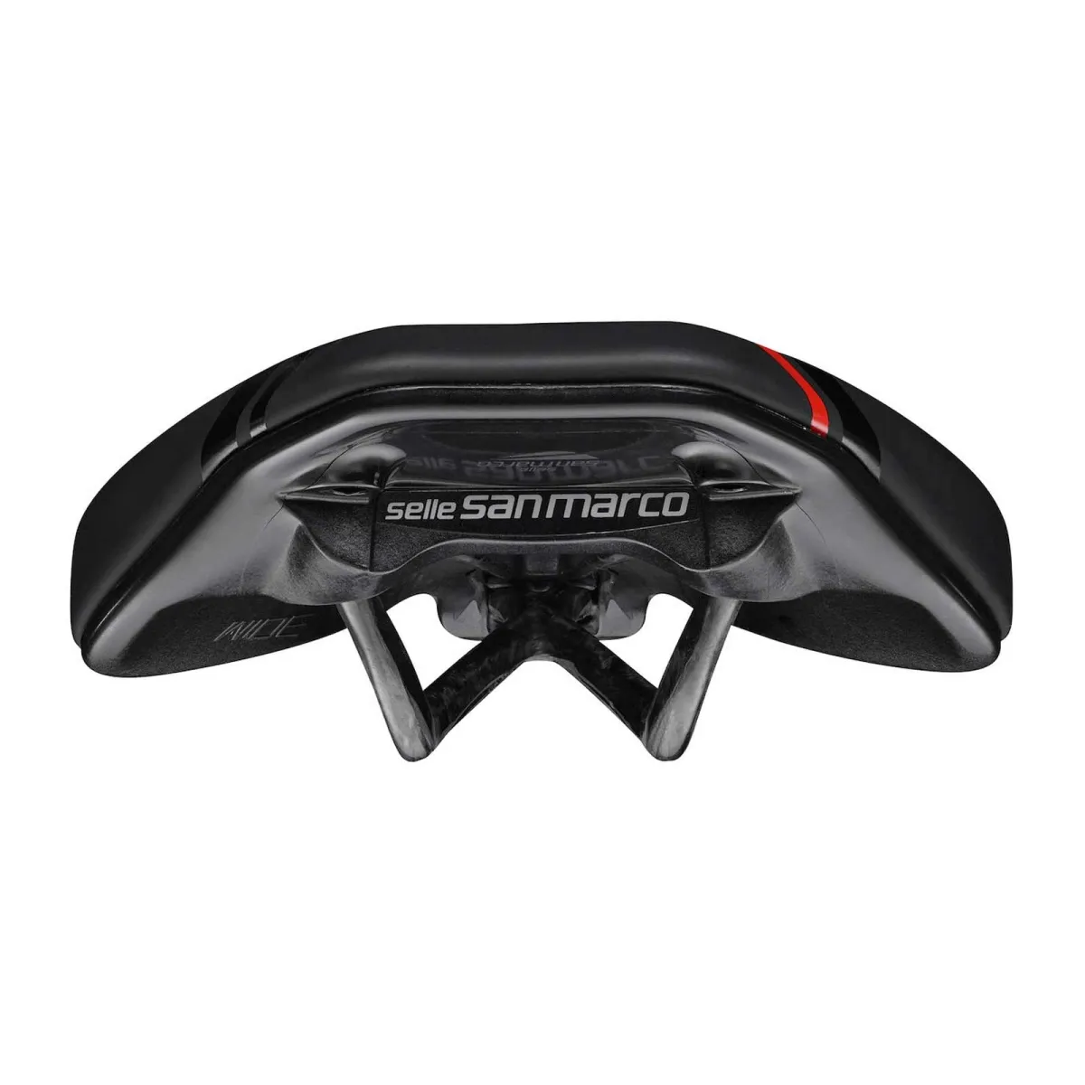 Selle San Marco Ground Carbon FX Saddle L3 Wide Open Fit black Carbon frame