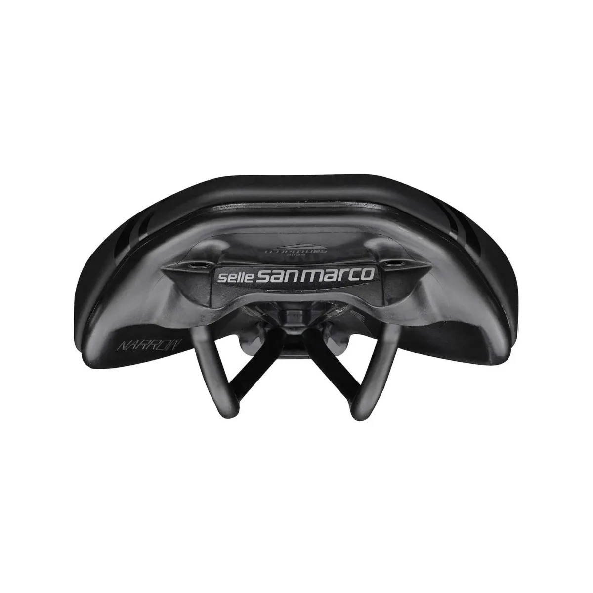 Selle San Marco Ground Dynamic S3 Narrow Open Fit Saddle, Black, Manganese Frame