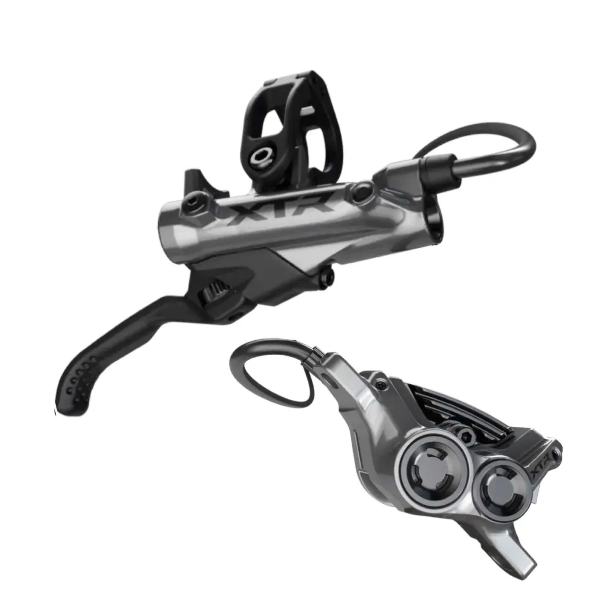 Shimano XTR M9220 Enduro Disc Brake 4-Piston Front Wheel Left-Hand Lever