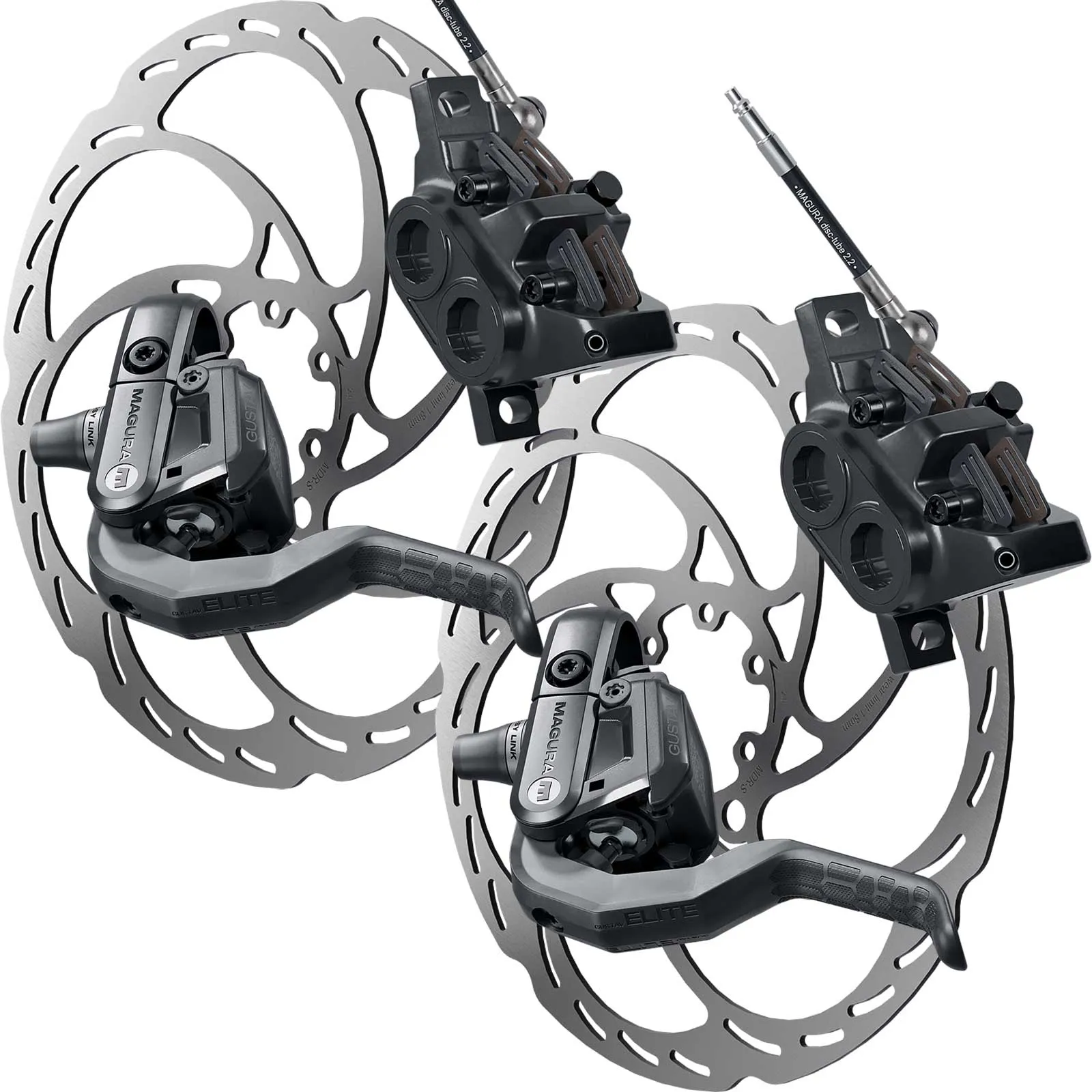 Disc Brake Set | Magura Gustav Elite disc brakes + MDR-S 2.0 discs, complete