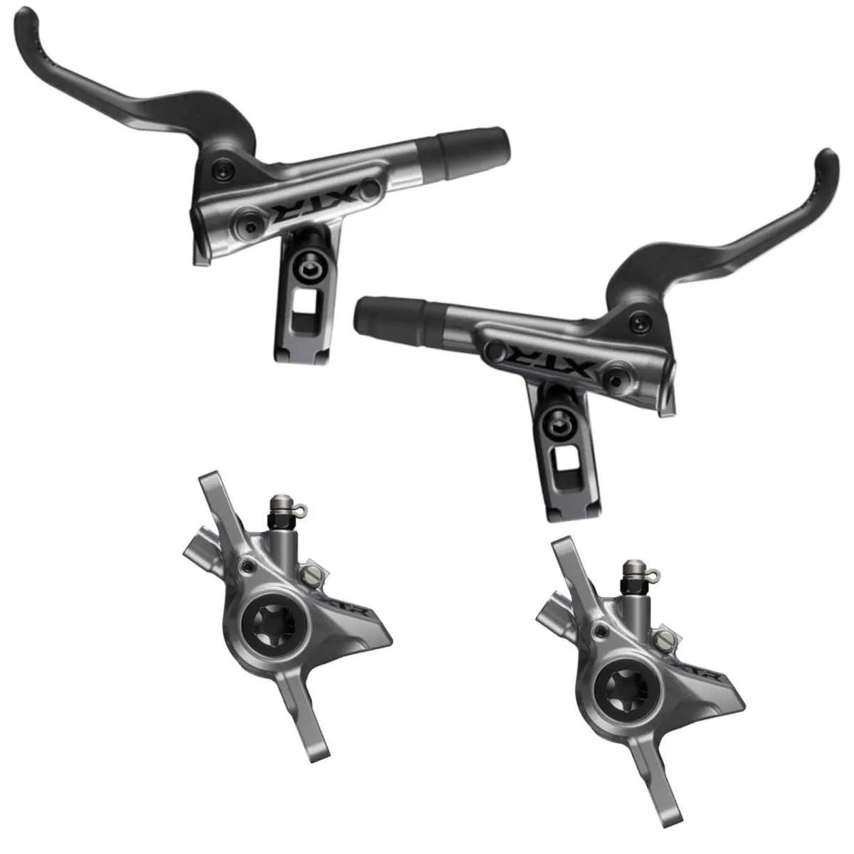 Shimano XTR M9200 XC disc brake set, 2-piston, complete