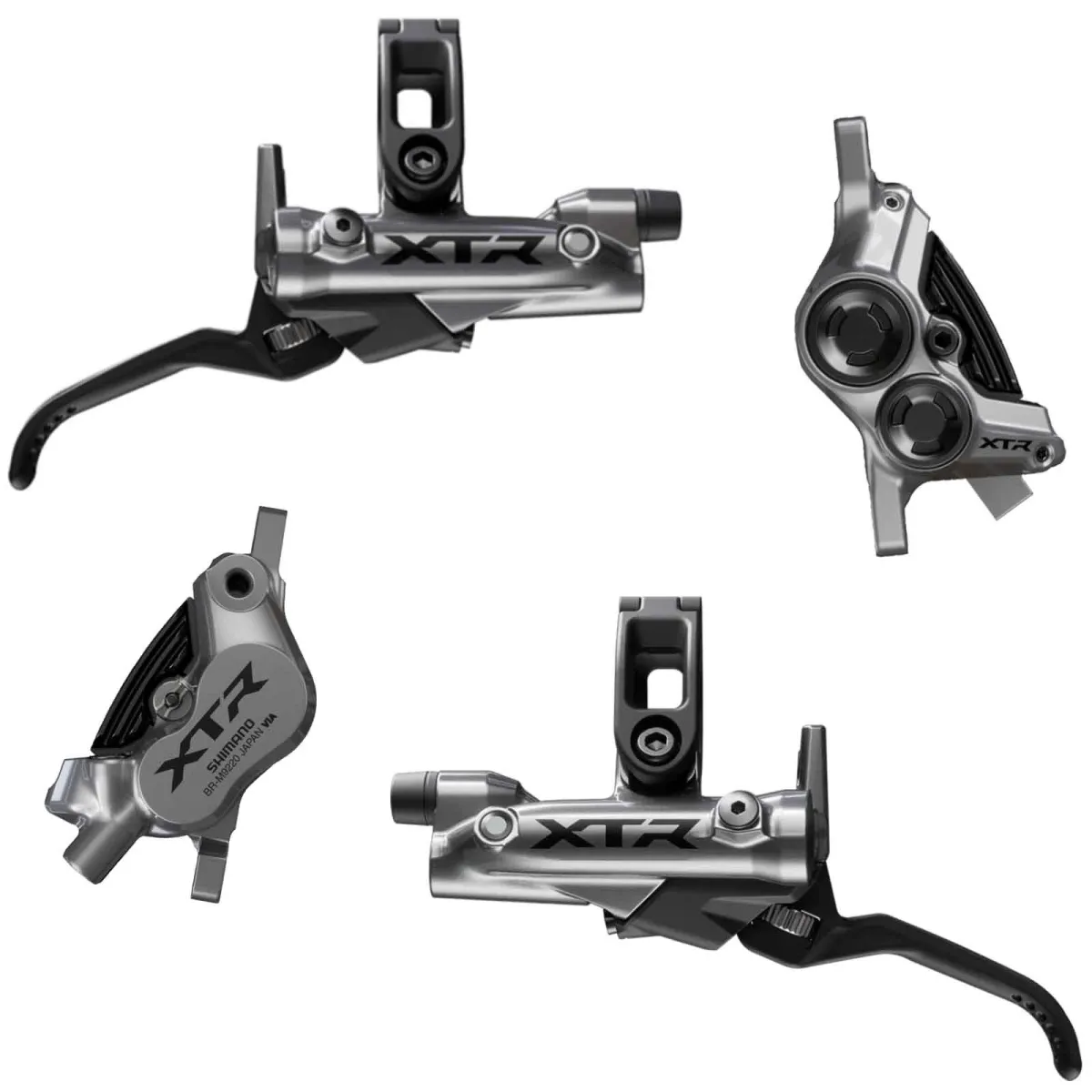 Shimano XTR M9220 Enduro Disc Brake Set, 4-piston