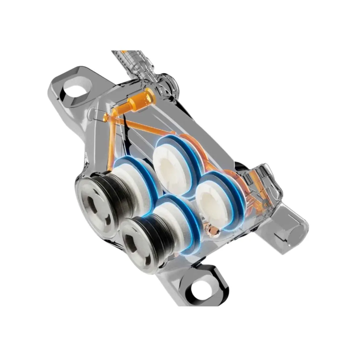 Shimano XTR M9220 Enduro Disc Brake Set, 4-piston