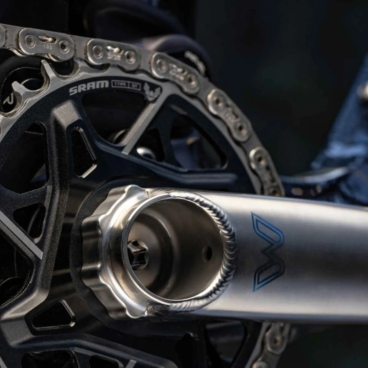 Cane Creek eeWings II MTB Titanium Crankset Arms, Silver, 170 mm