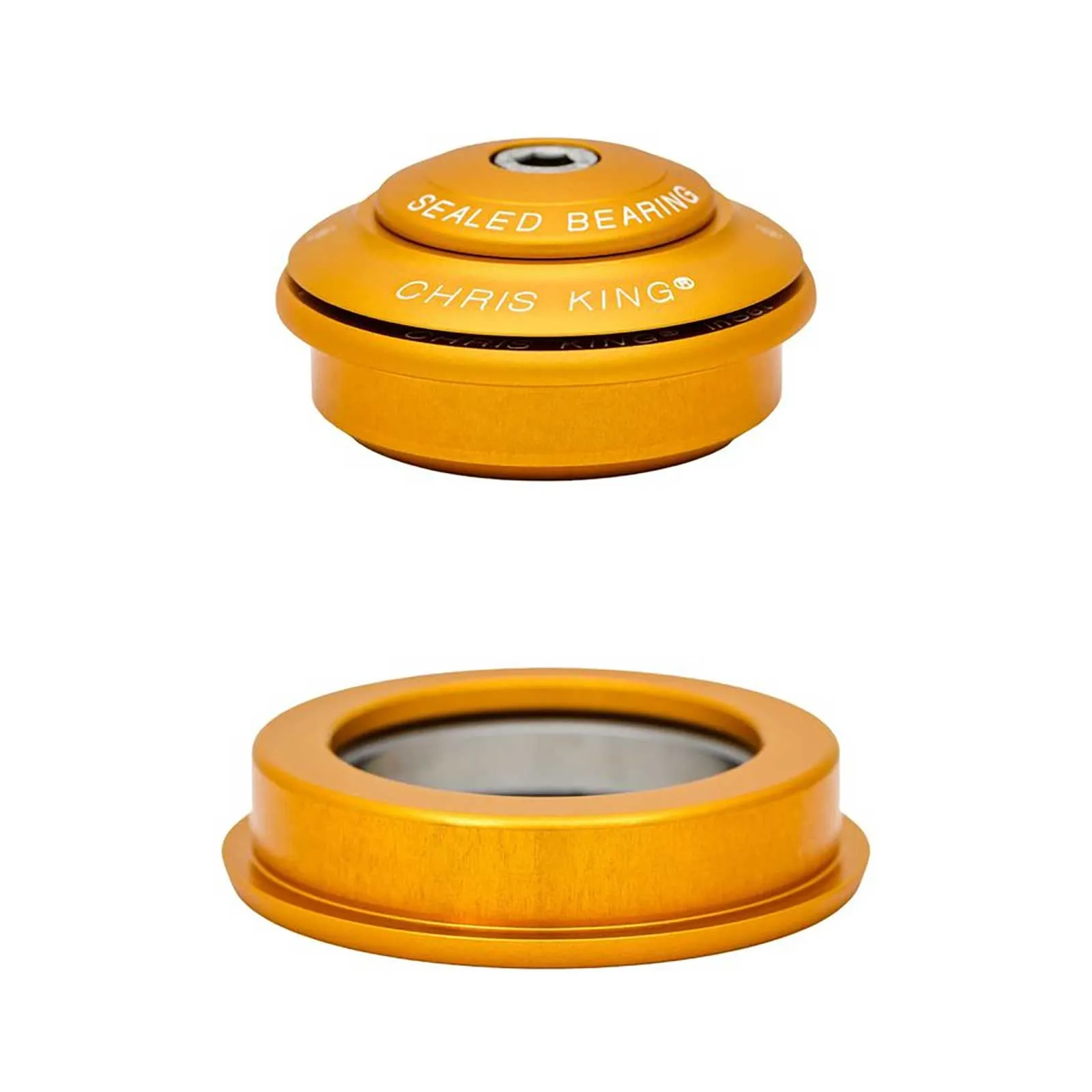 Chris King InSet i2 Tapered Headset 1 1/8 - 1.5 inch matt gold 50TH | ZS44/28.6 - ZS56/40