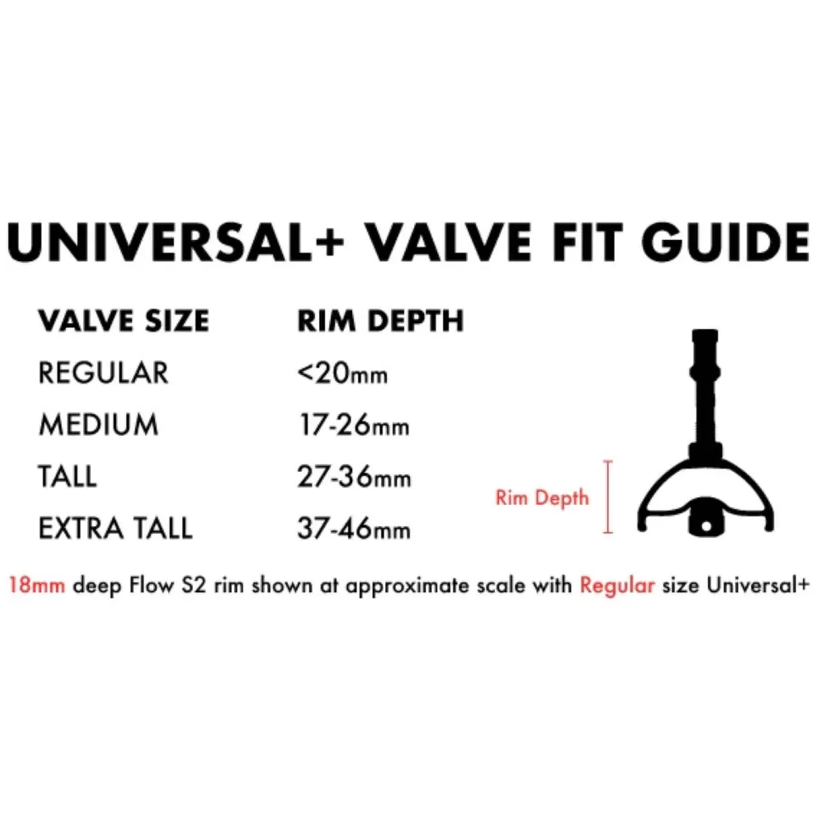 Stan's NoTubes Tubeless Valve Universal+ | Sclaverand Aluminium Regular (2-pack)