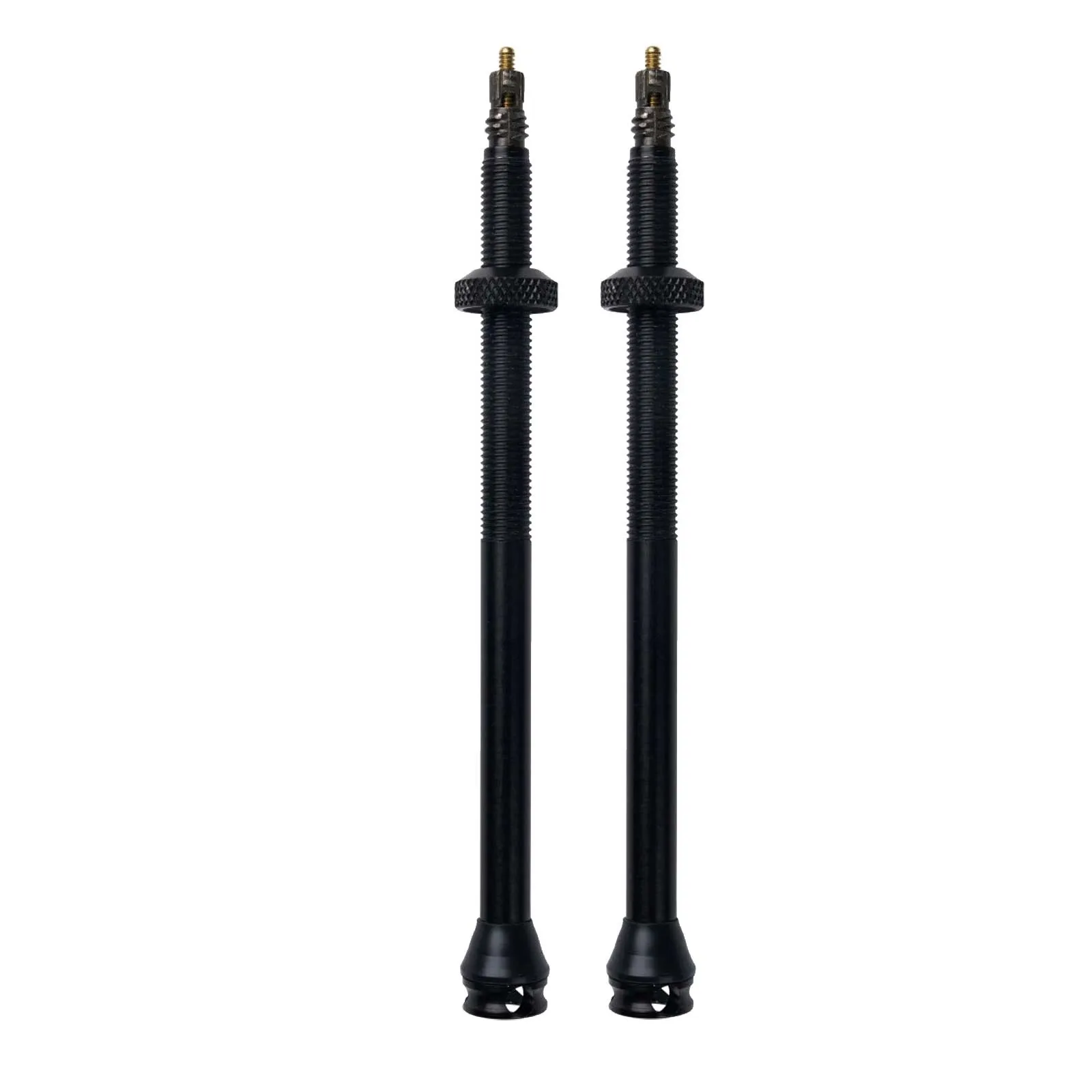 Schwalbe Tubeless Valves Aluminium | Set of 2, black, 80mm