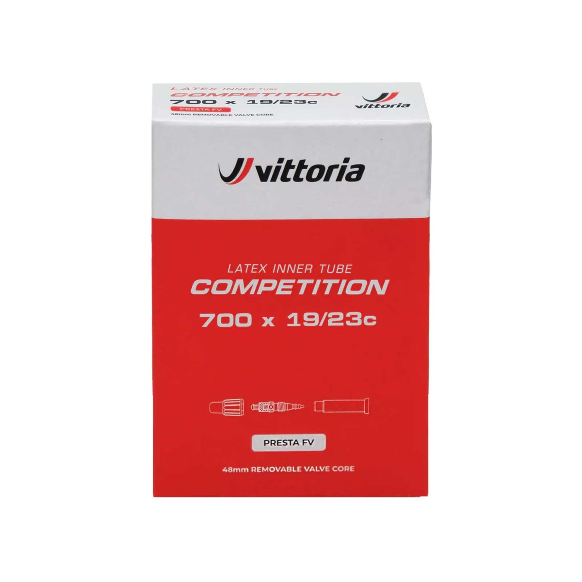 Vittoria Competition | Road Latex Inner Tube 28 inches 19-22 x 622 Sclaverand Valve 48 mm