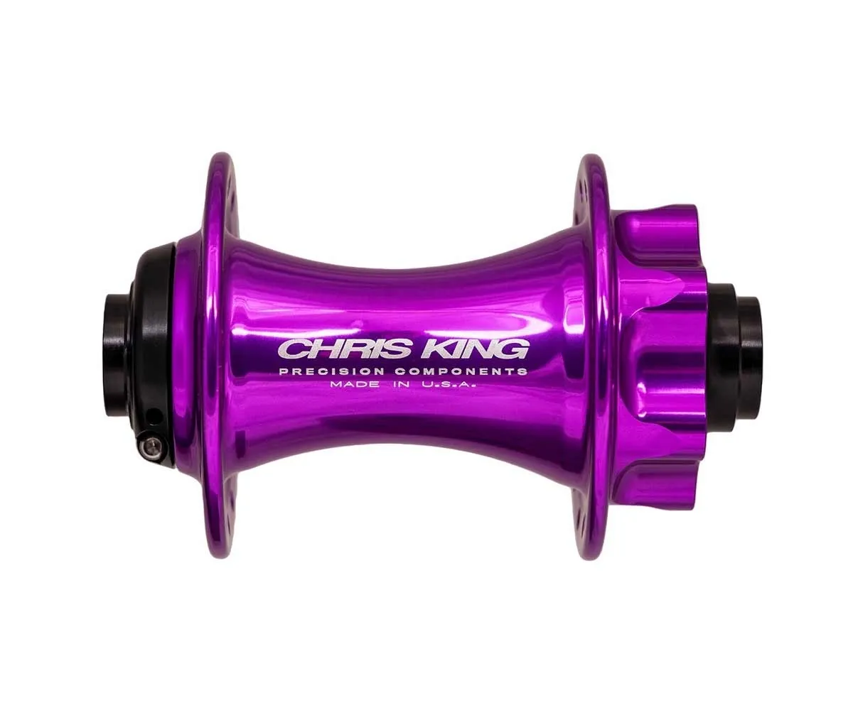 Chris King MTB front hub Ceramic Disc 6-bolt SuperBoost 20x110 3D purple | violet 28-hole