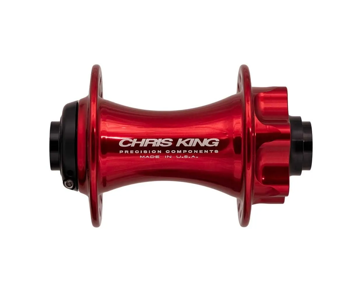 Chris King MTB front hub Ceramic Disc 6-bolt SuperBoost 20x110 red | black 32-hole