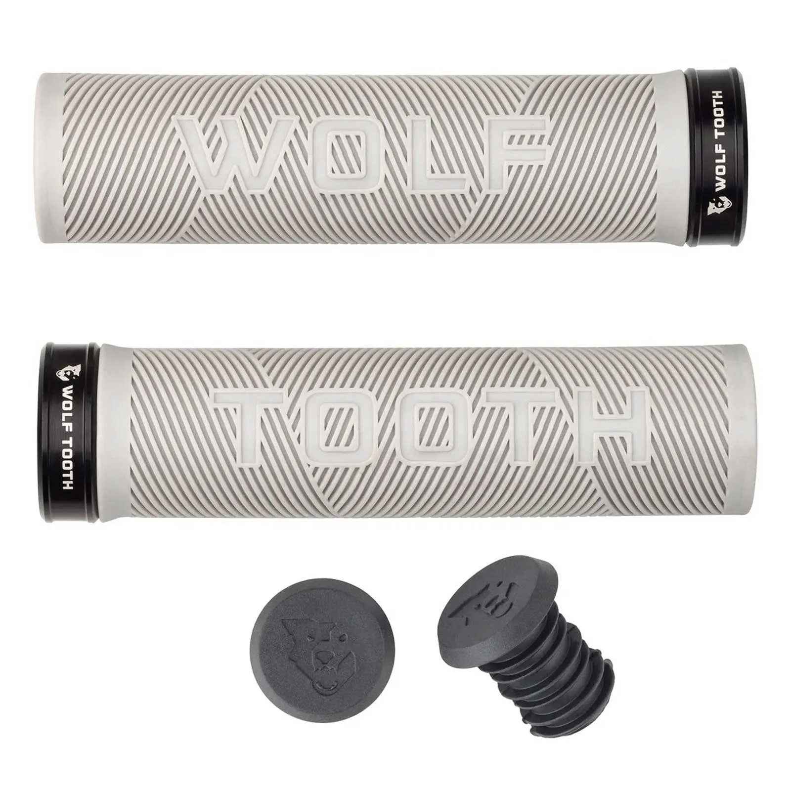 Wolf Tooth Echo Lock On Handlebar Grips 32mm Colour black/grey