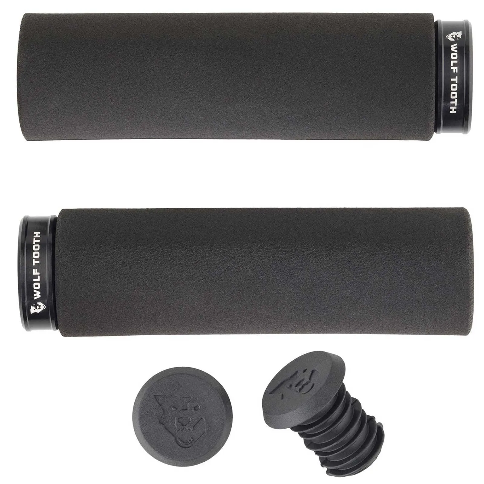 Wolf Tooth Fat Paw Lock-On Handlebar Grips 36mm Colour: black/black