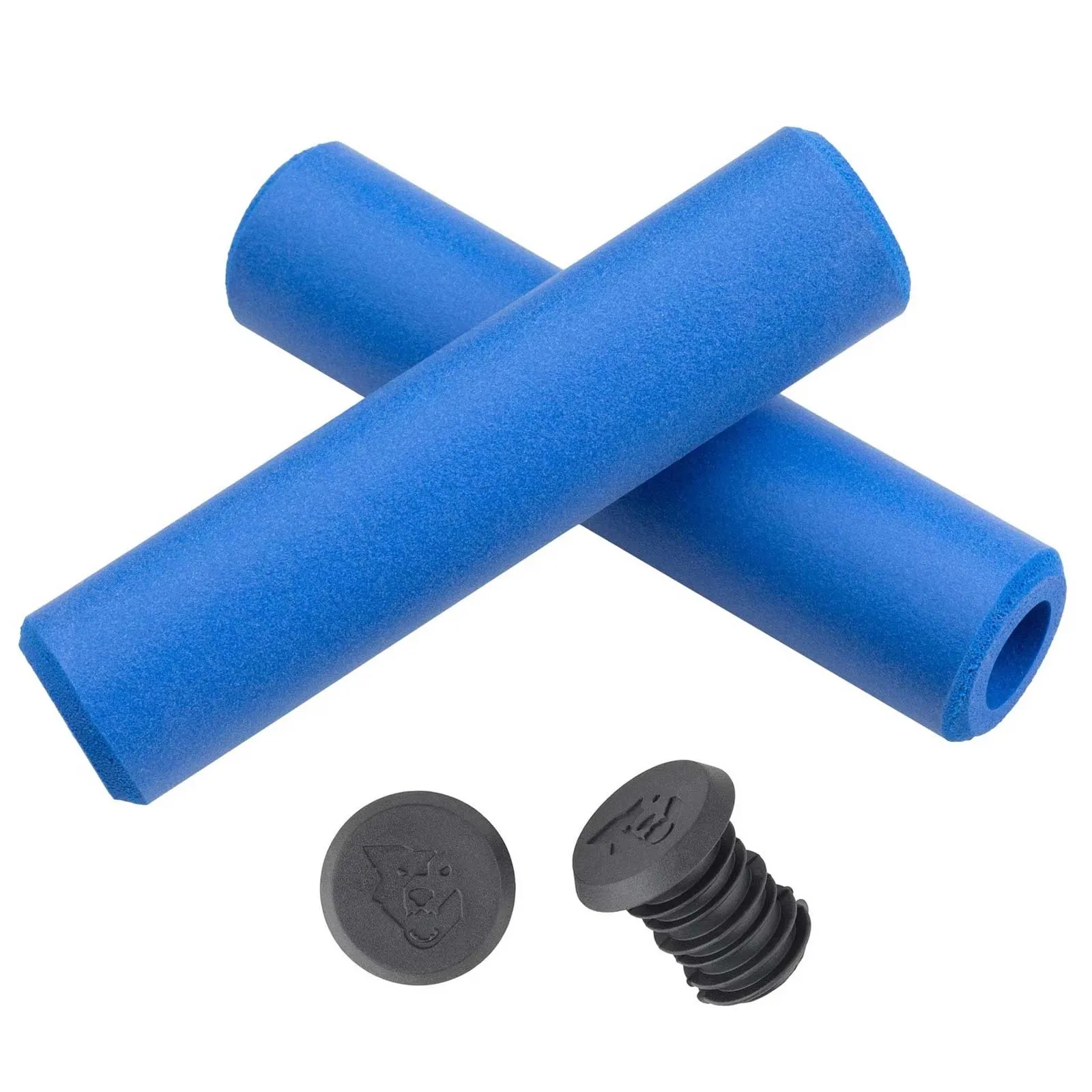 Wolf Tooth Karv Handlebar Grips 32mm Colour: blue
