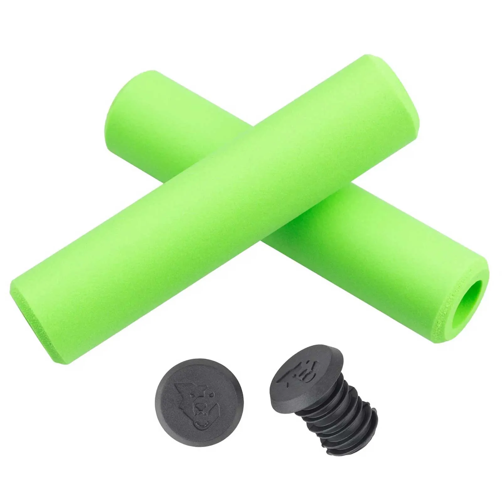 Wolf Tooth Karv Handlebar Grips 32mm Colour: green