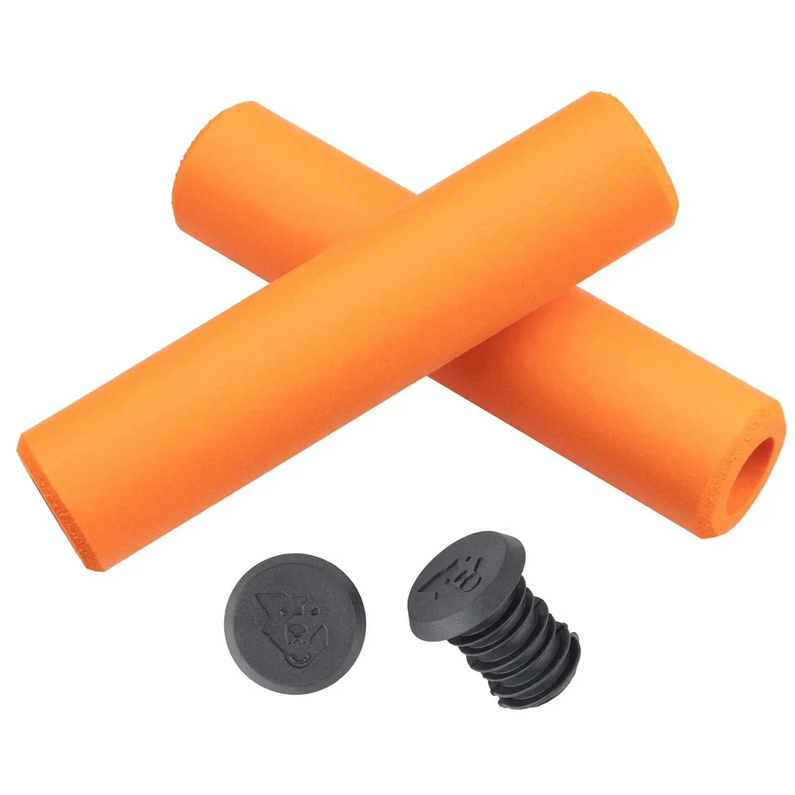 Wolf Tooth Karv Handlebar Grips 32mm Colour: Orange